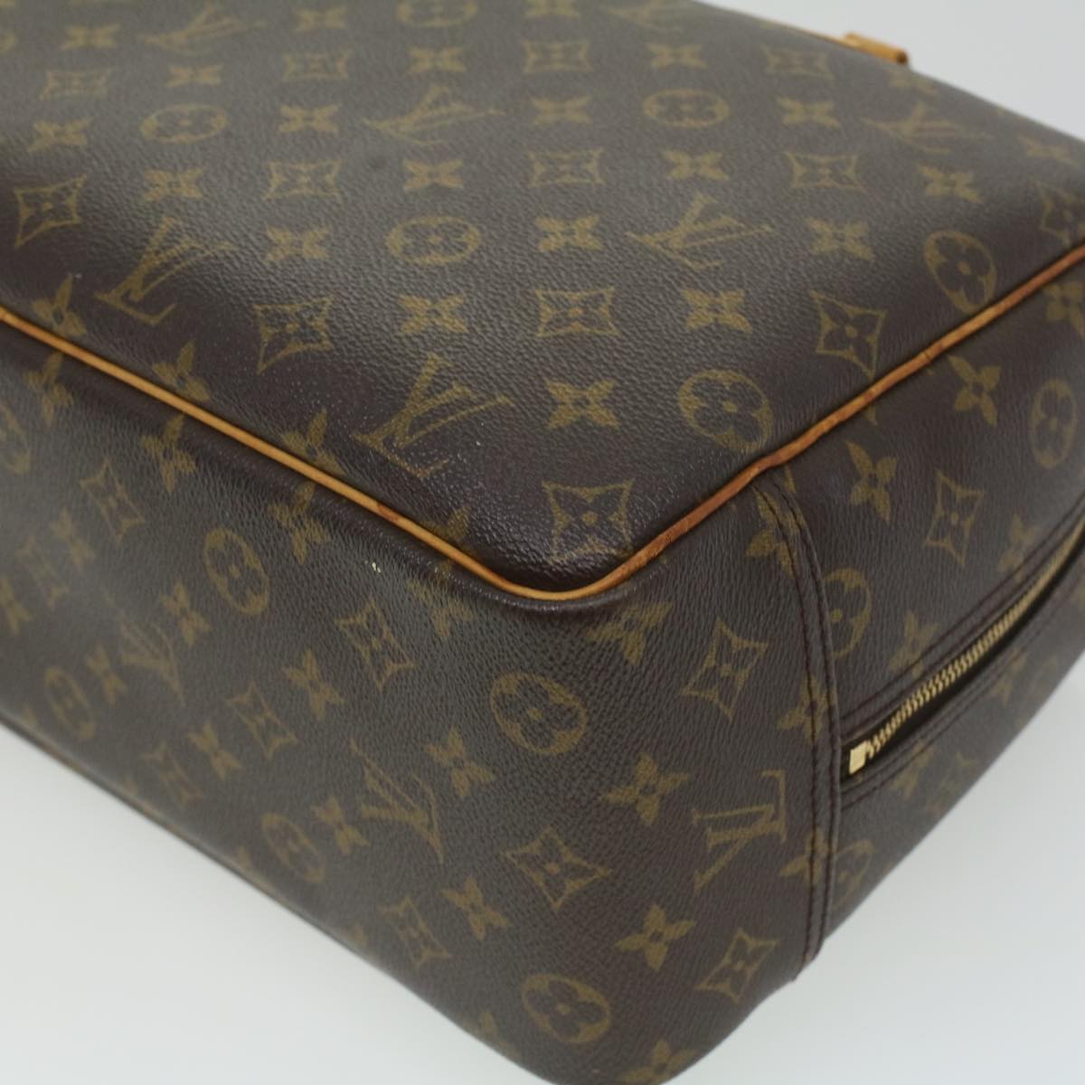 LOUIS VUITTON Monogram Deauville Hand Bag M47270 LV Auth 33523