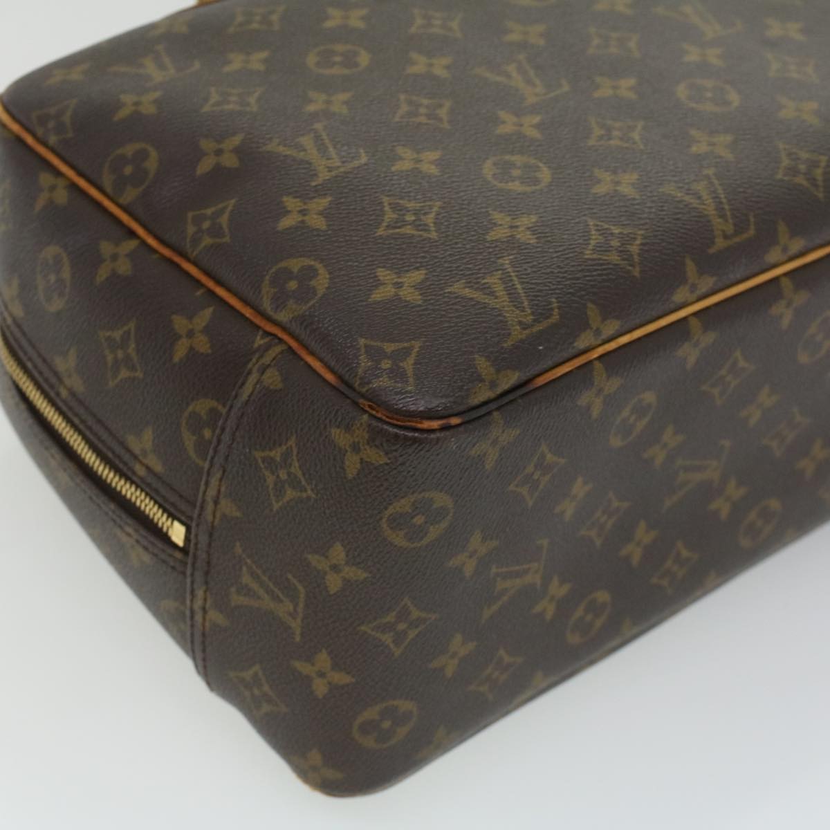 LOUIS VUITTON Monogram Deauville Hand Bag M47270 LV Auth 33523