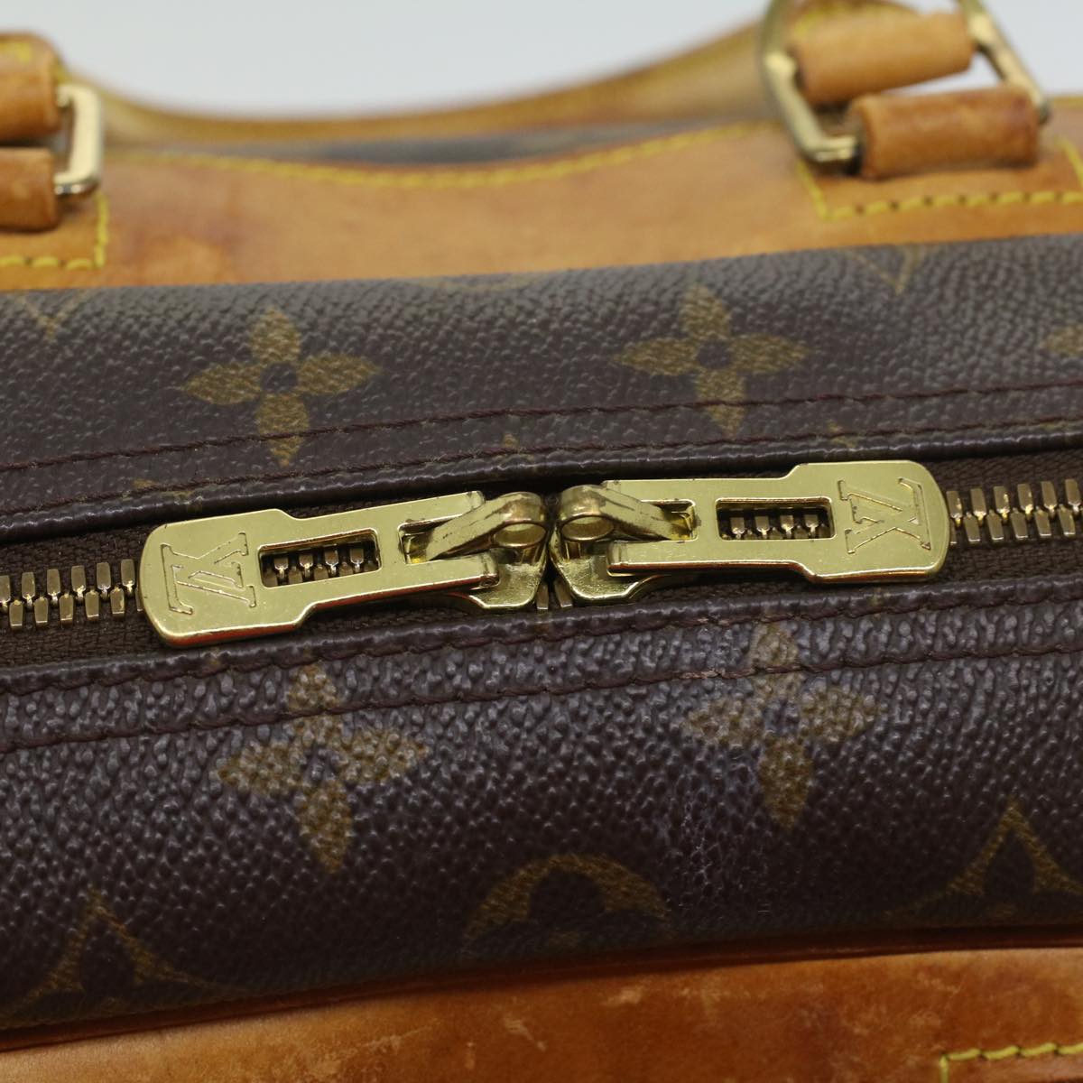 LOUIS VUITTON Monogram Deauville Hand Bag M47270 LV Auth 33523