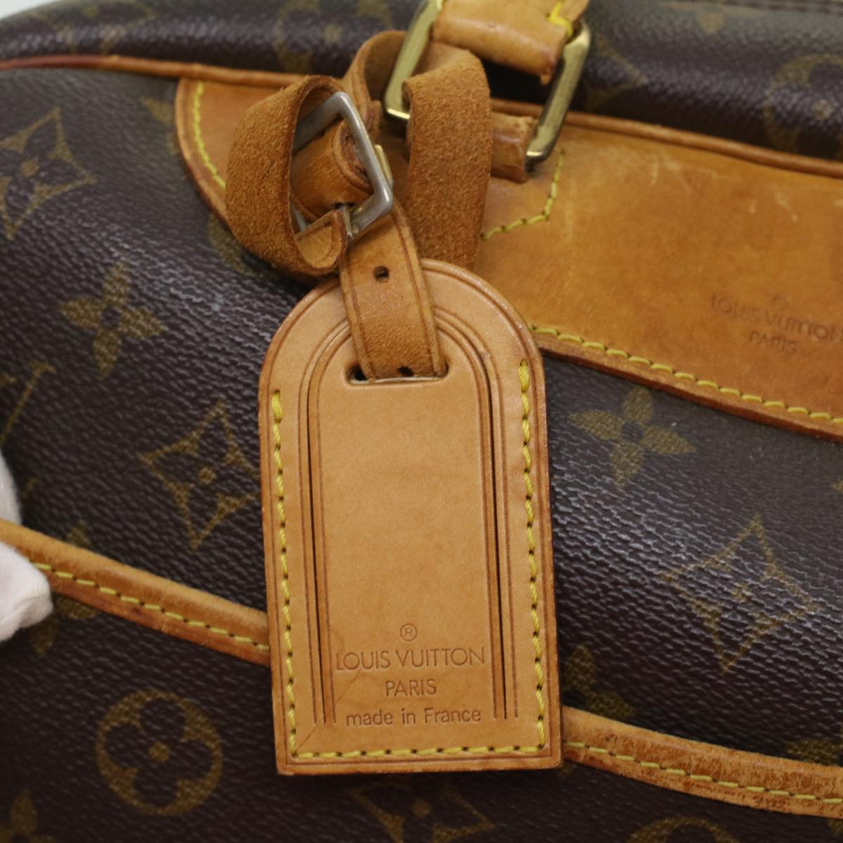 LOUIS VUITTON Monogram Deauville Hand Bag M47270 LV Auth 33523