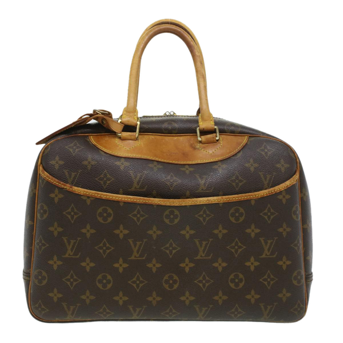 LOUIS VUITTON Monogram Deauville Hand Bag M47270 LV Auth 33523