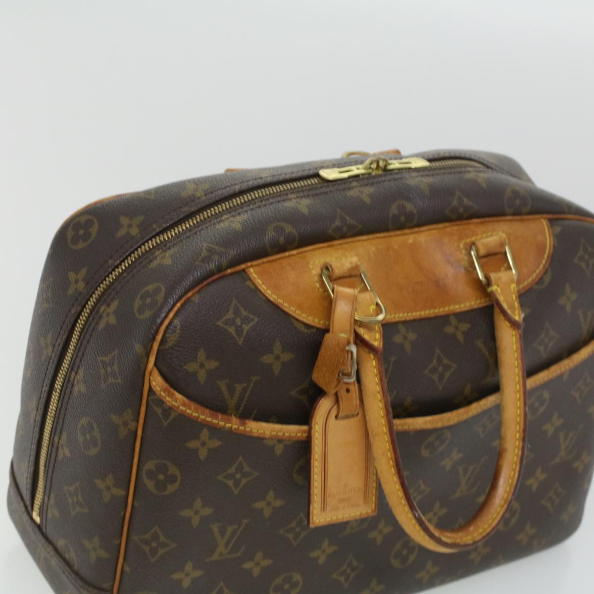 LOUIS VUITTON Monogram Deauville Hand Bag M47270 LV Auth 33523