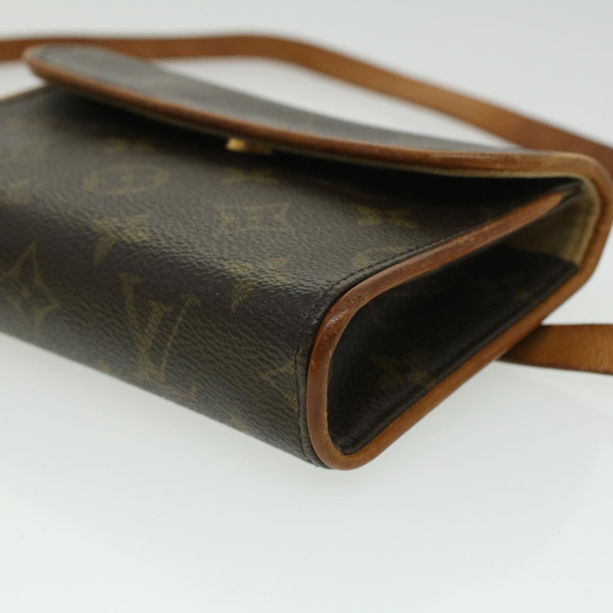 LOUIS VUITTON Monogram Pochette Florentine Waist Bag M51855 LV Auth 33590