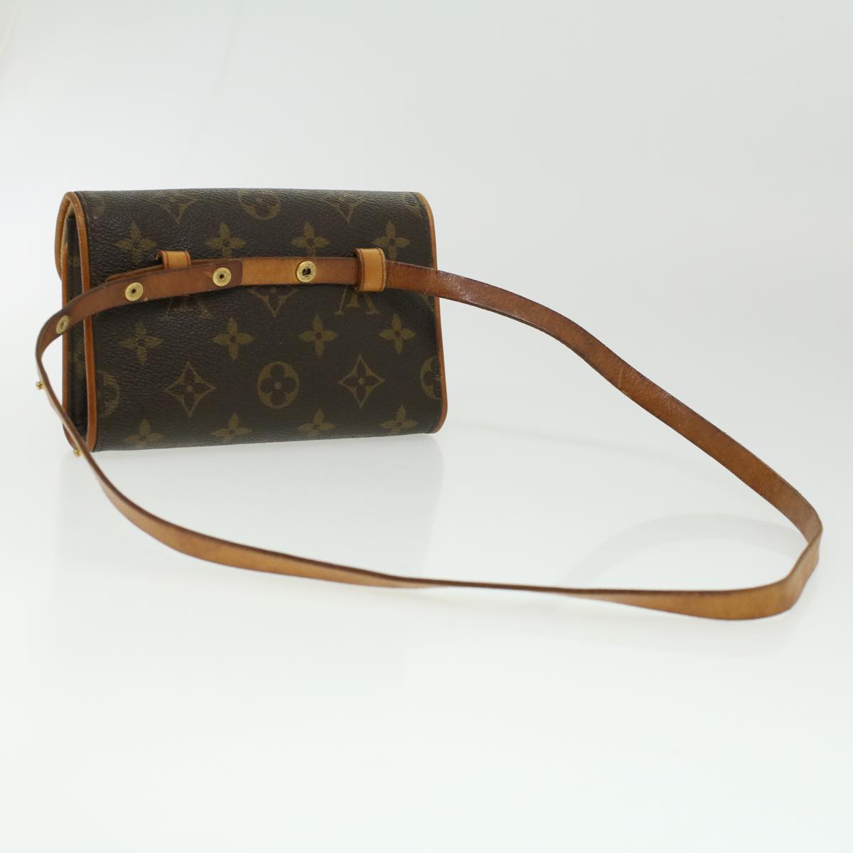 LOUIS VUITTON Monogram Pochette Florentine Waist Bag M51855 LV Auth 33590