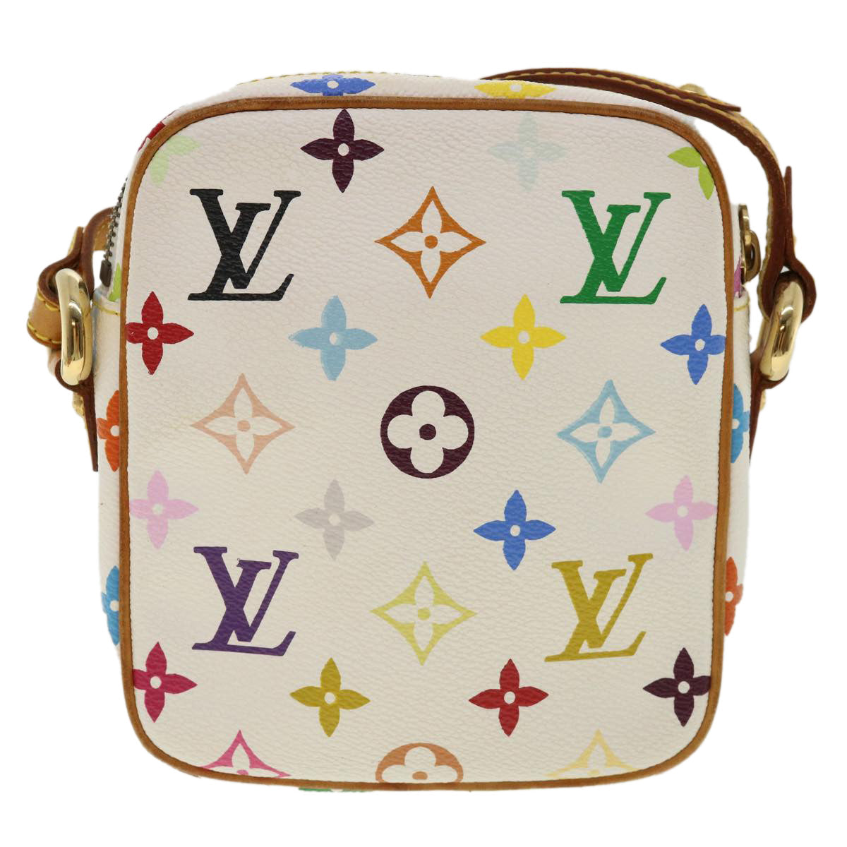 LOUIS VUITTON Monogram Multicolor lift Shoulder Bag White M40055 LV Auth 33596 - 0