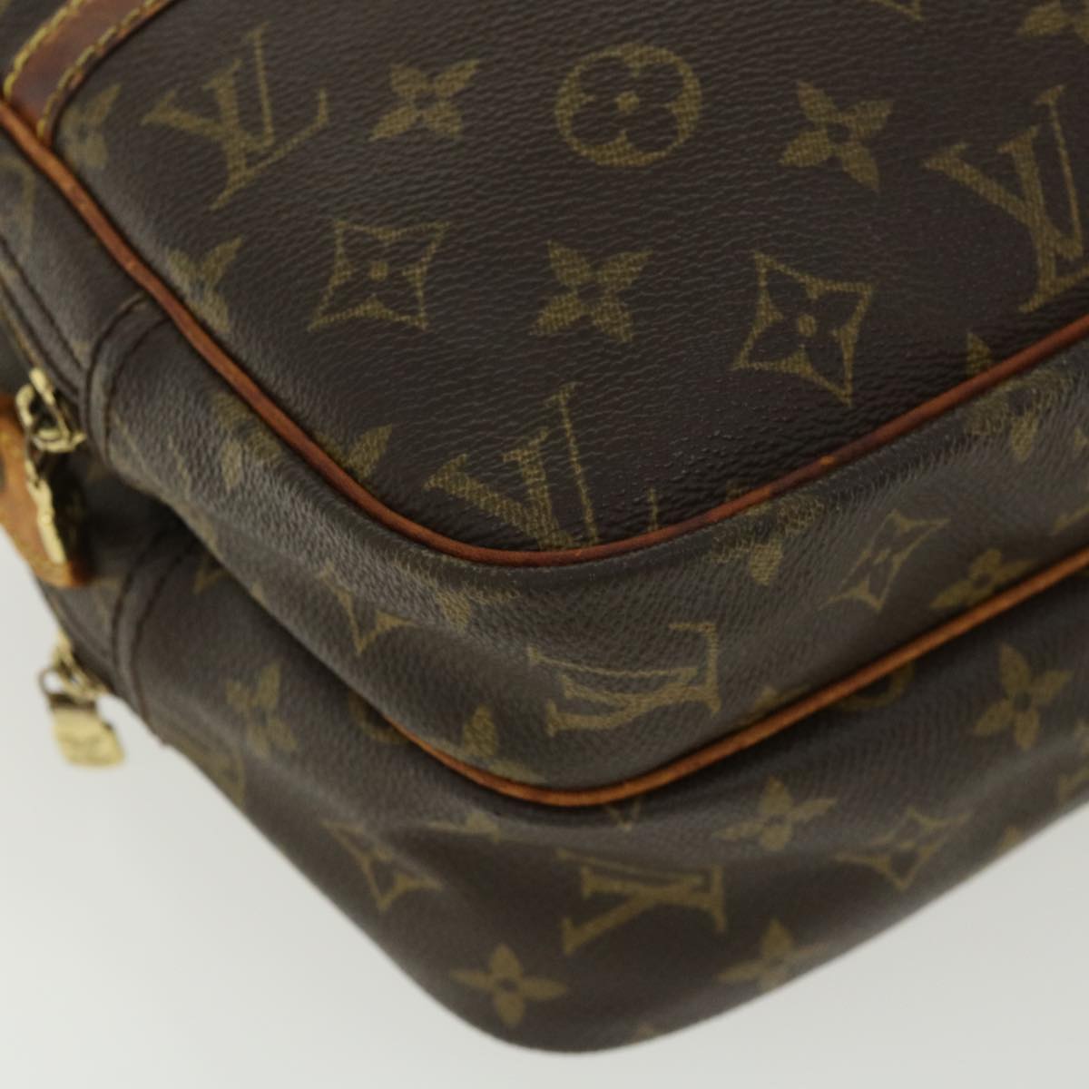 LOUIS VUITTON Monogram Reporter PM Shoulder Bag M45254 LV Auth 33615