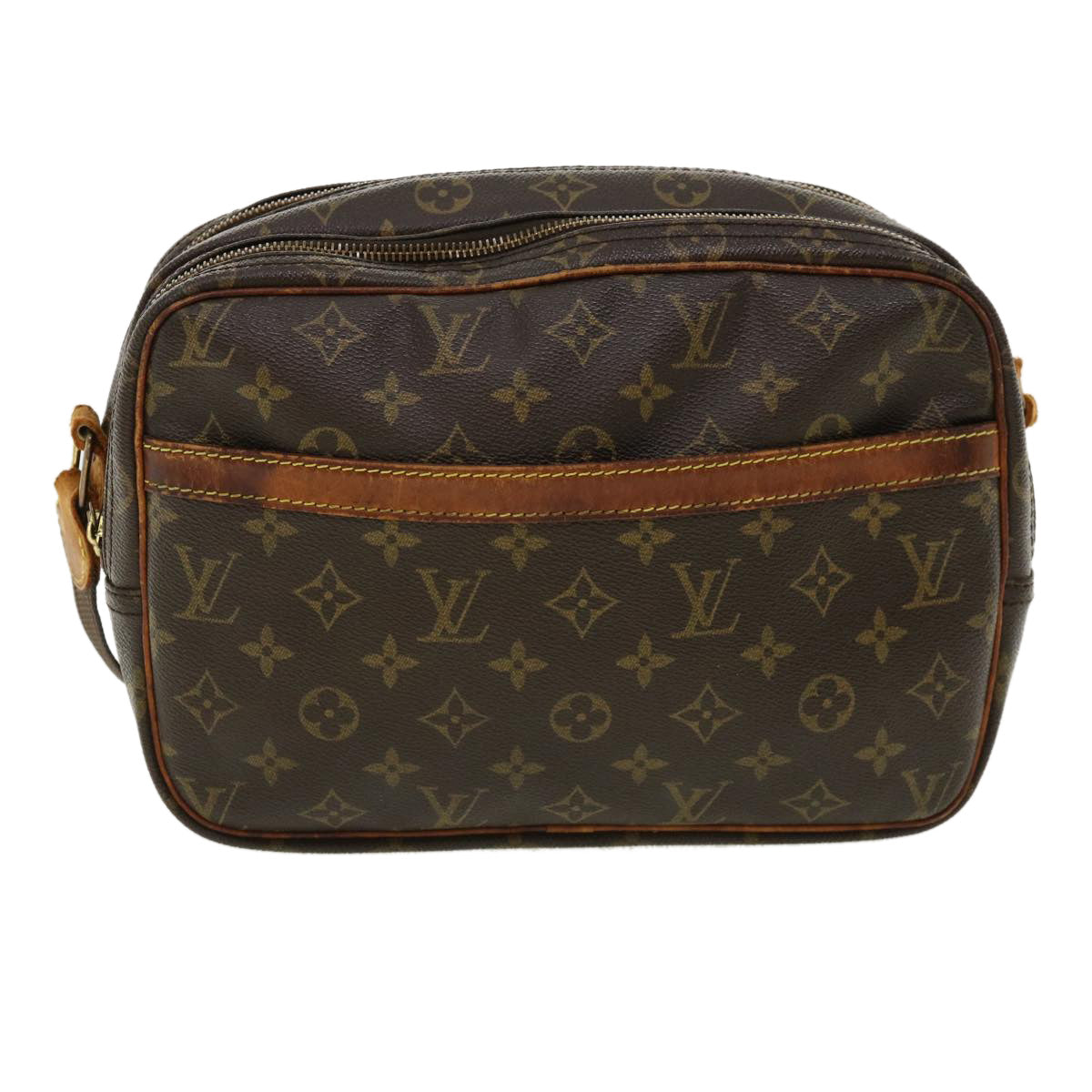 LOUIS VUITTON Monogram Reporter PM Shoulder Bag M45254 LV Auth 33615