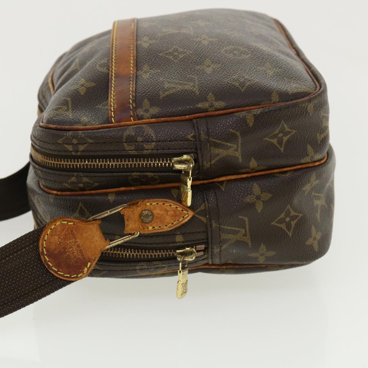 LOUIS VUITTON Monogram Reporter PM Shoulder Bag M45254 LV Auth 33615