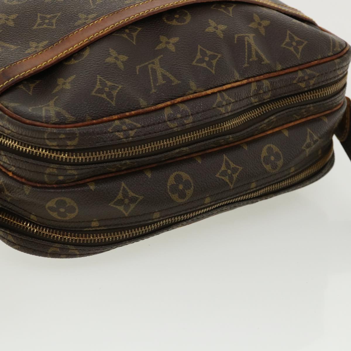 LOUIS VUITTON Monogram Reporter PM Shoulder Bag M45254 LV Auth 33615