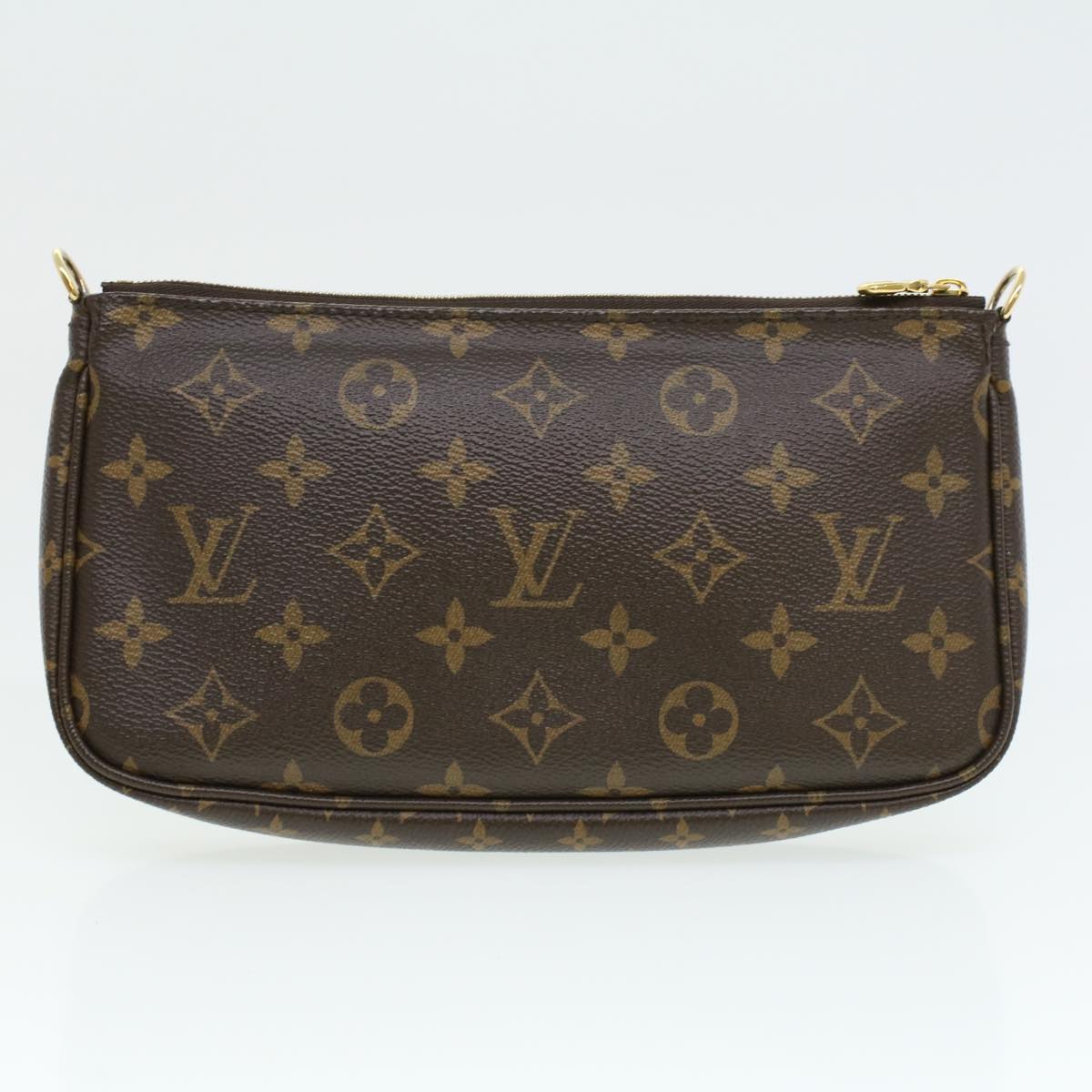 LOUIS VUITTON Monogram Multi Pochette Accessoires Pouch Khaki M44813 LV 33620A