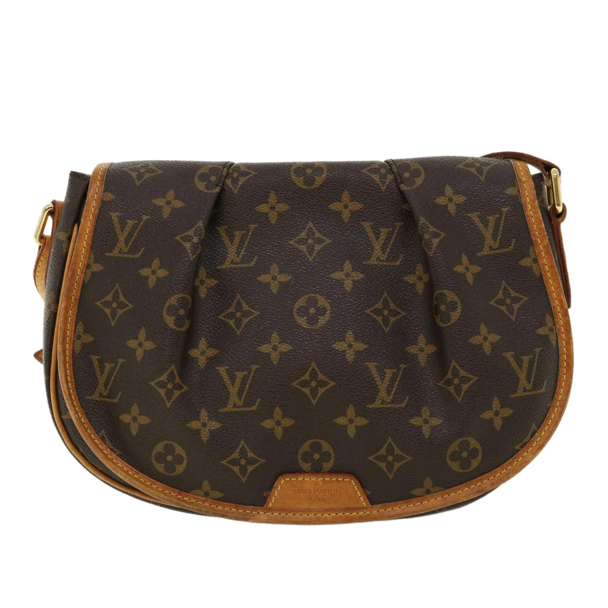 LOUIS VUITTON Monogram Menilmontant PM Shoulder Bag M40474 LV Auth 33636