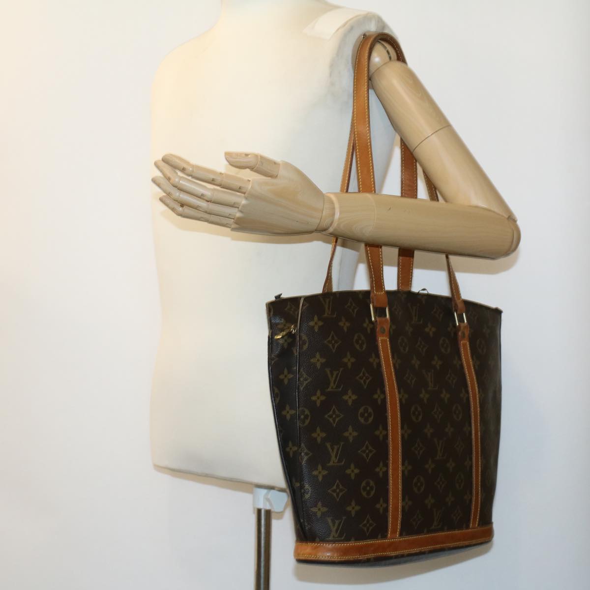 LOUIS VUITTON Monogram Babylone Tote Bag M51102 LV Auth 33637