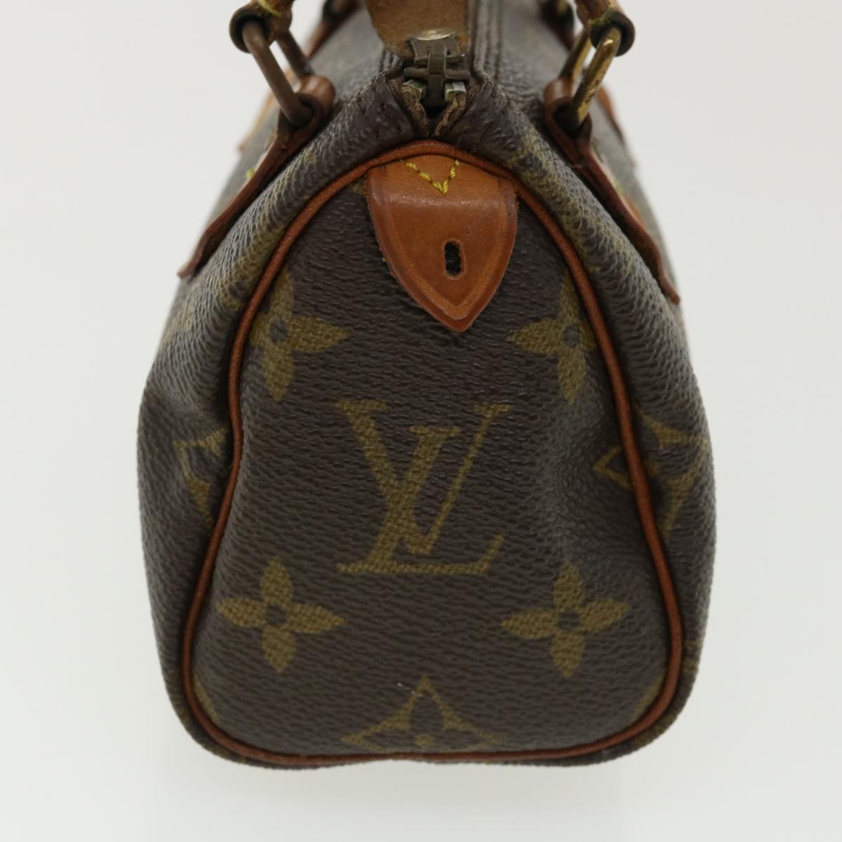 LOUIS VUITTON Monogram Mini Speedy Hand Bag M41534 LV Auth 33645