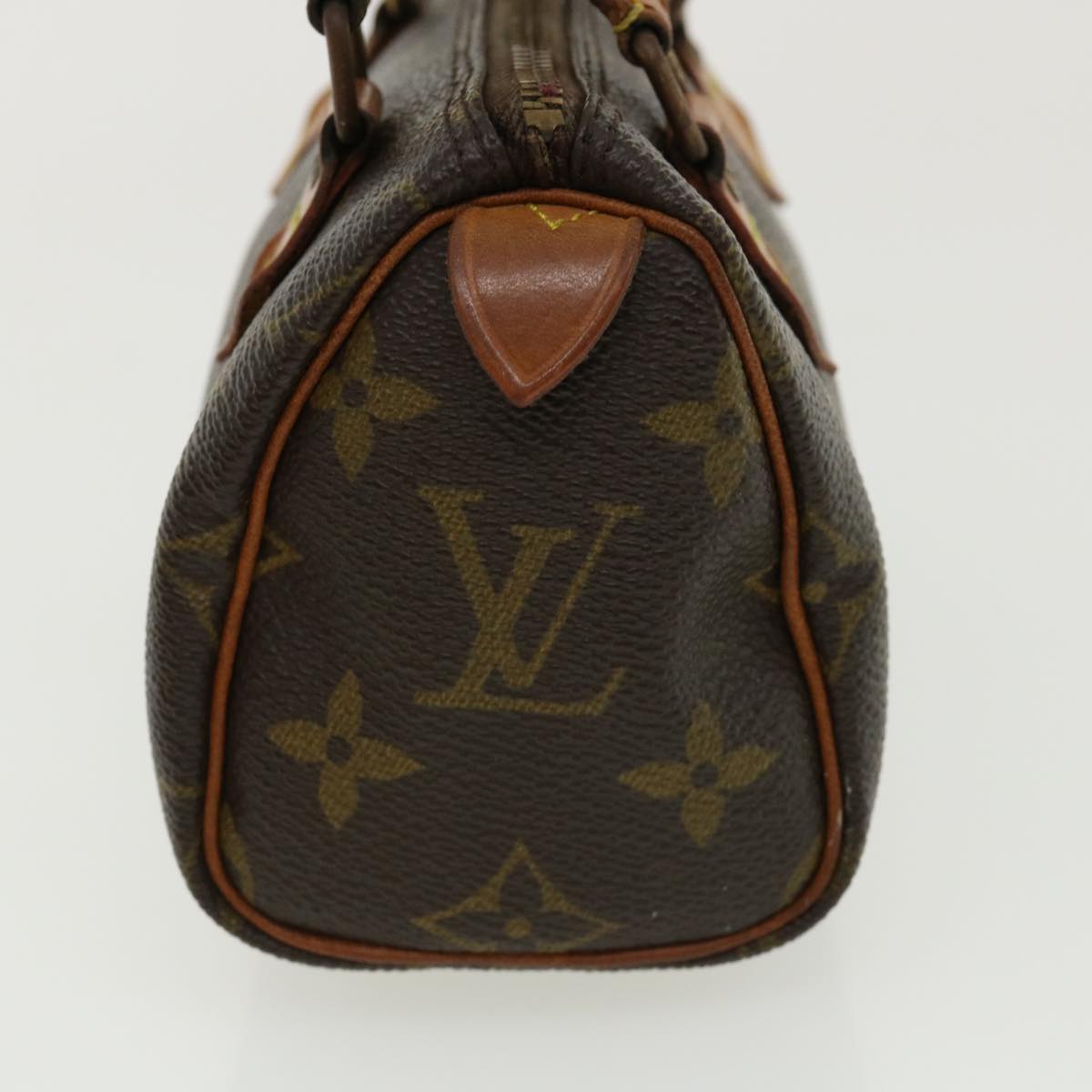 LOUIS VUITTON Monogram Mini Speedy Hand Bag M41534 LV Auth 33645