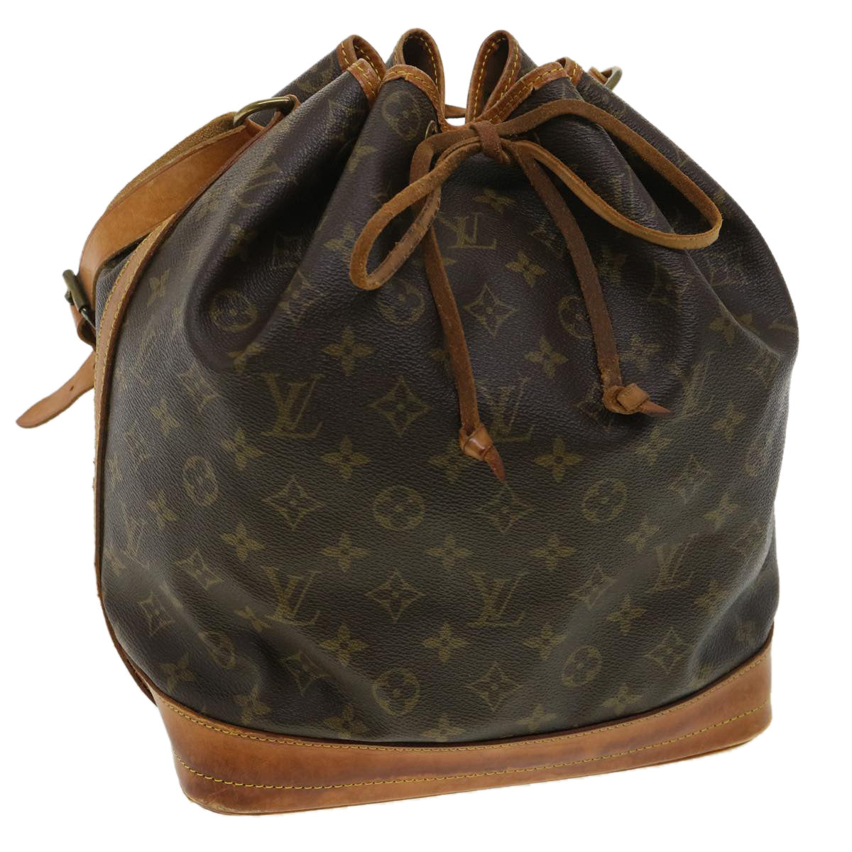 LOUIS VUITTON Monogram Noe Shoulder Bag M42224 LV Auth 33669