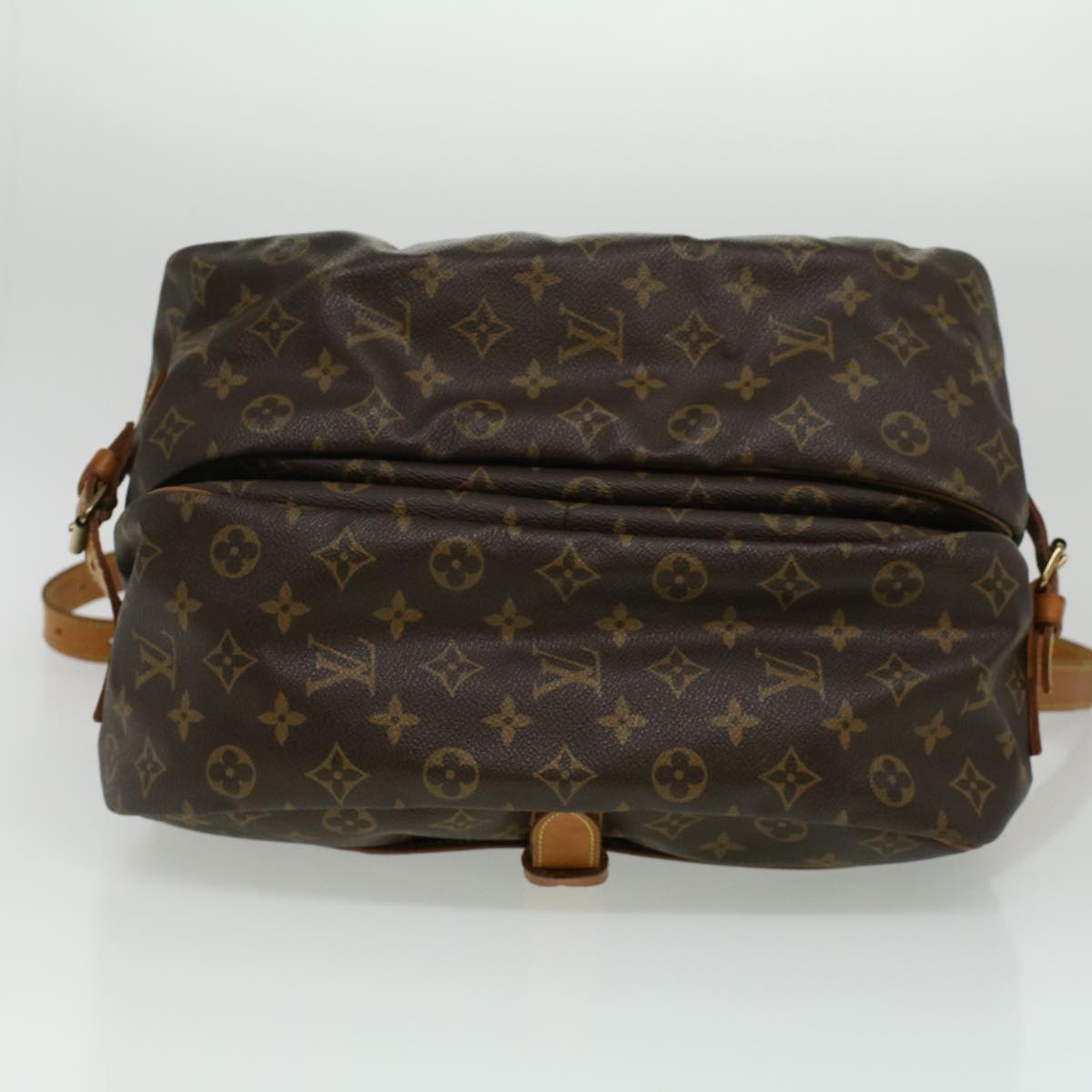 LOUIS VUITTON Monogram Saumur 35 Shoulder Bag M42254 LV Auth 33684