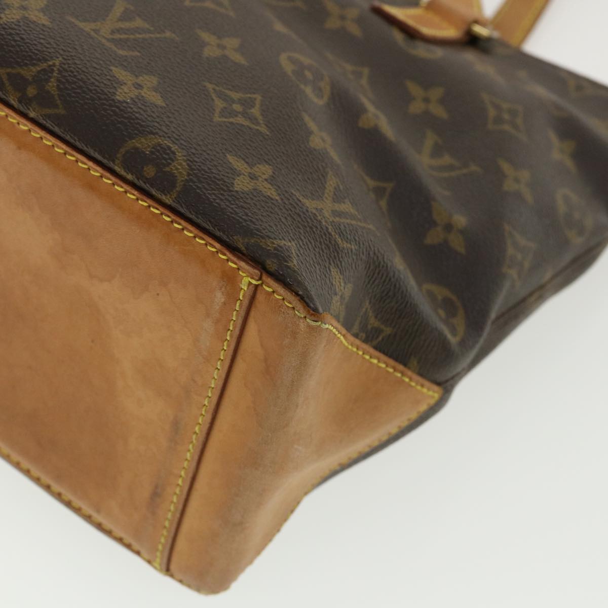 LOUIS VUITTON Monogram Cabas Piano Tote Bag M51148 LV Auth 33691