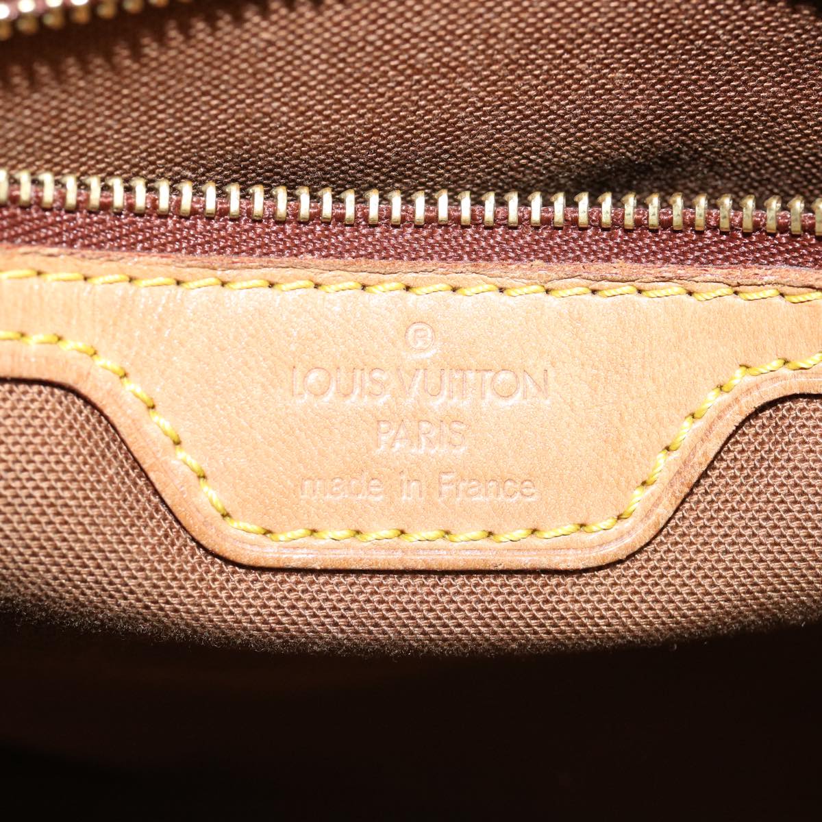 LOUIS VUITTON Monogram Cabas Piano Tote Bag M51148 LV Auth 33691