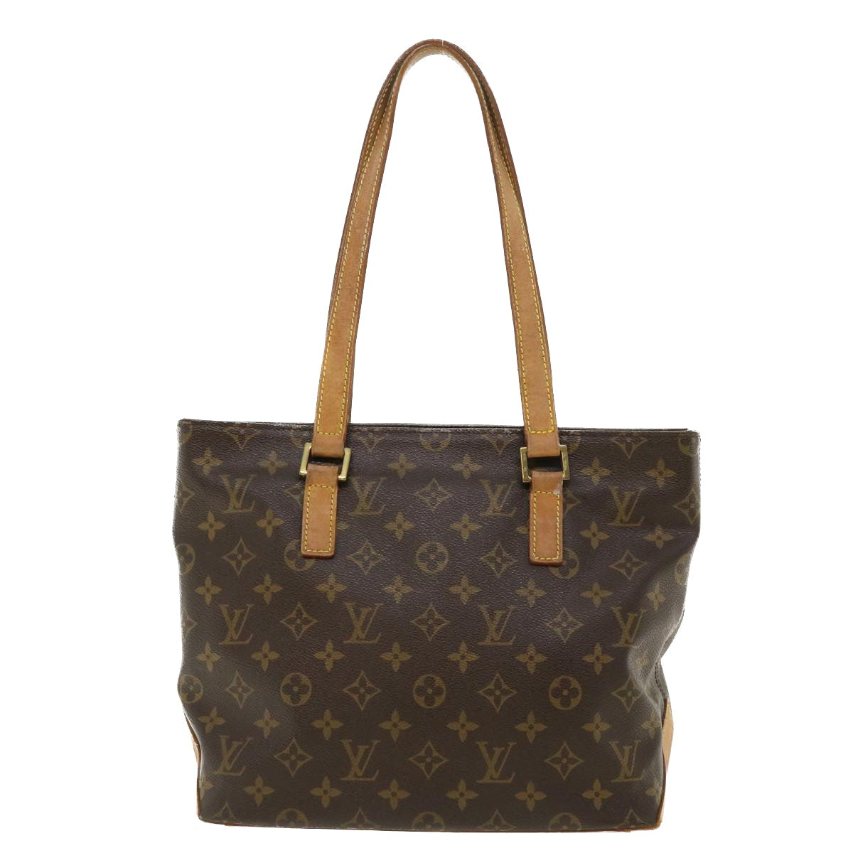 LOUIS VUITTON Monogram Cabas Piano Tote Bag M51148 LV Auth 33691