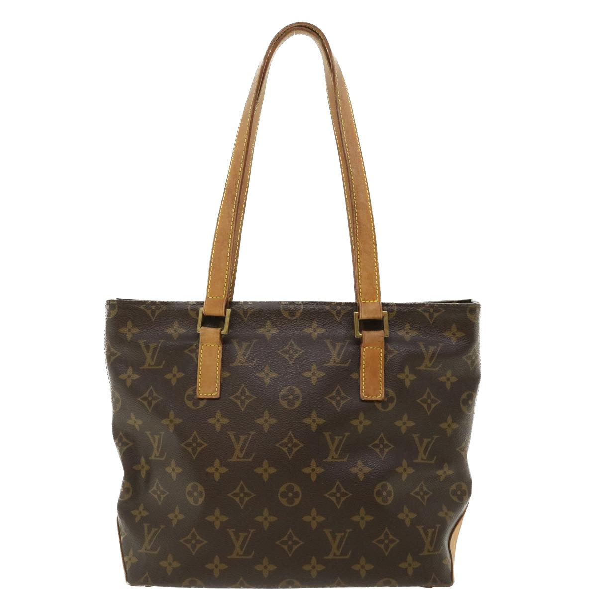 LOUIS VUITTON Monogram Cabas Piano Tote Bag M51148 LV Auth 33691 - 0