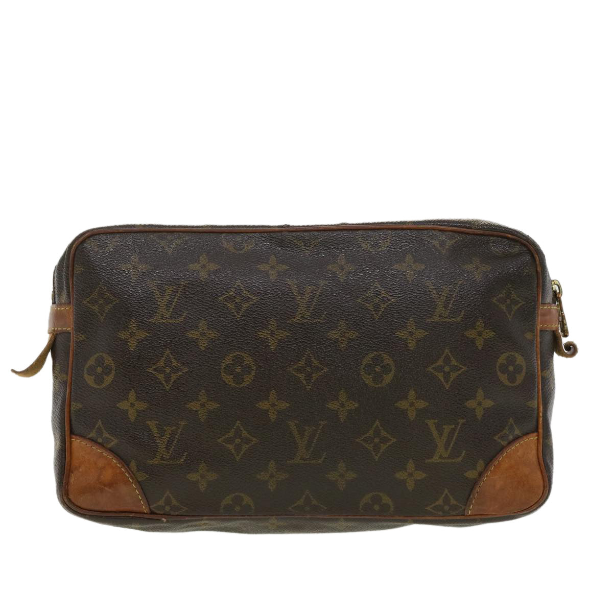 LOUIS VUITTON Monogram Compiegne 28 Clutch Bag M51845 LV Auth 33701 - 0