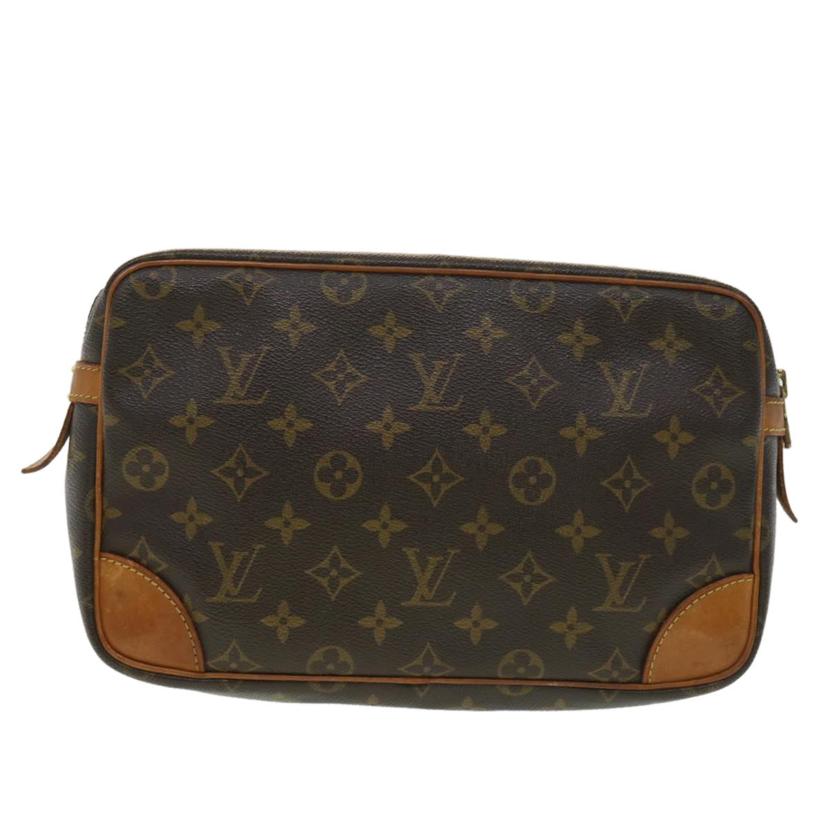 LOUIS VUITTON Monogram Compiegne 28 Clutch Bag M51845 LV Auth 33721 - 0