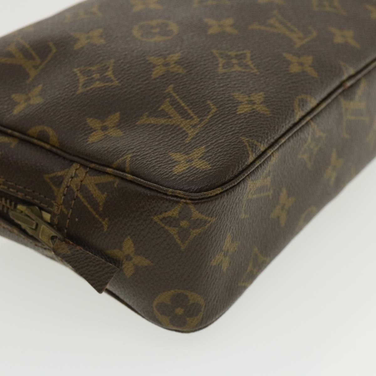 LOUIS VUITTON Monogram Trousse Toilette 23 Clutch Bag M47524 LV Auth 33722