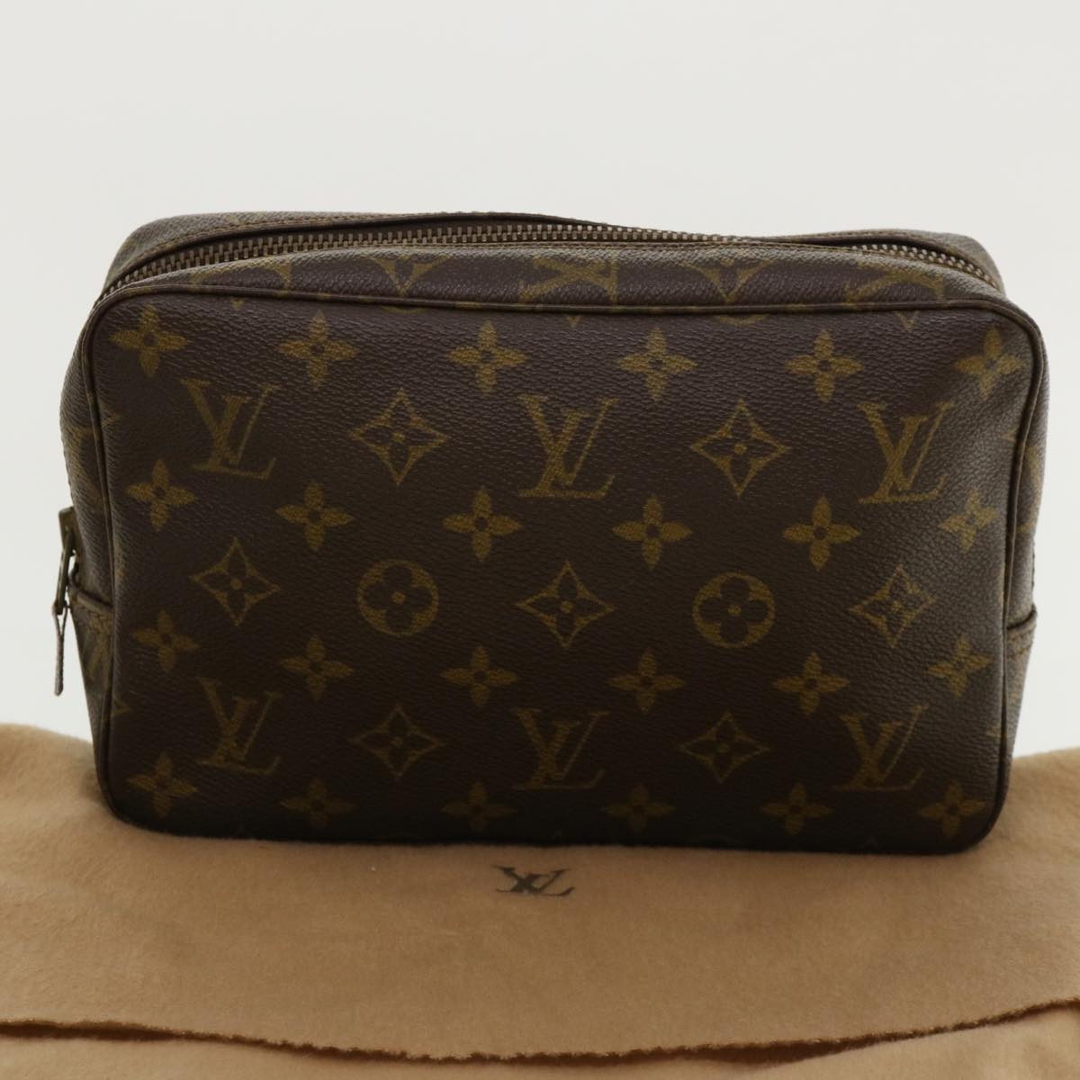 LOUIS VUITTON Monogram Trousse Toilette 23 Clutch Bag M47524 LV Auth 33722