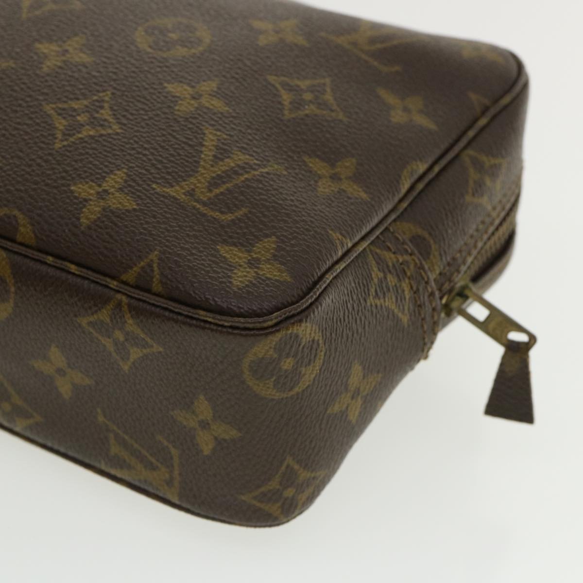 LOUIS VUITTON Monogram Trousse Toilette 23 Clutch Bag M47524 LV Auth 33722