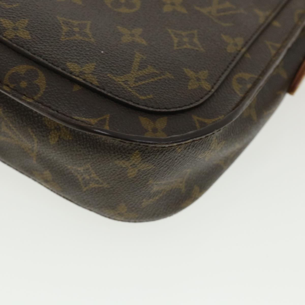 LOUIS VUITTON Monogram Saint Cloud GM Shoulder Bag M51242 LV Auth 33745