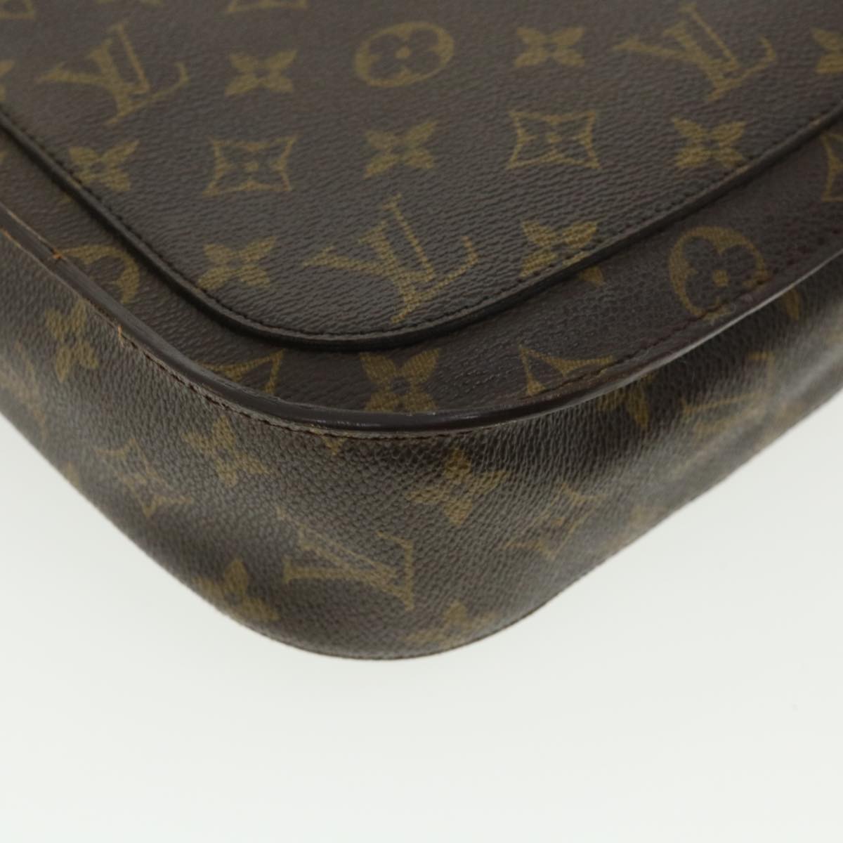 LOUIS VUITTON Monogram Saint Cloud GM Shoulder Bag M51242 LV Auth 33745