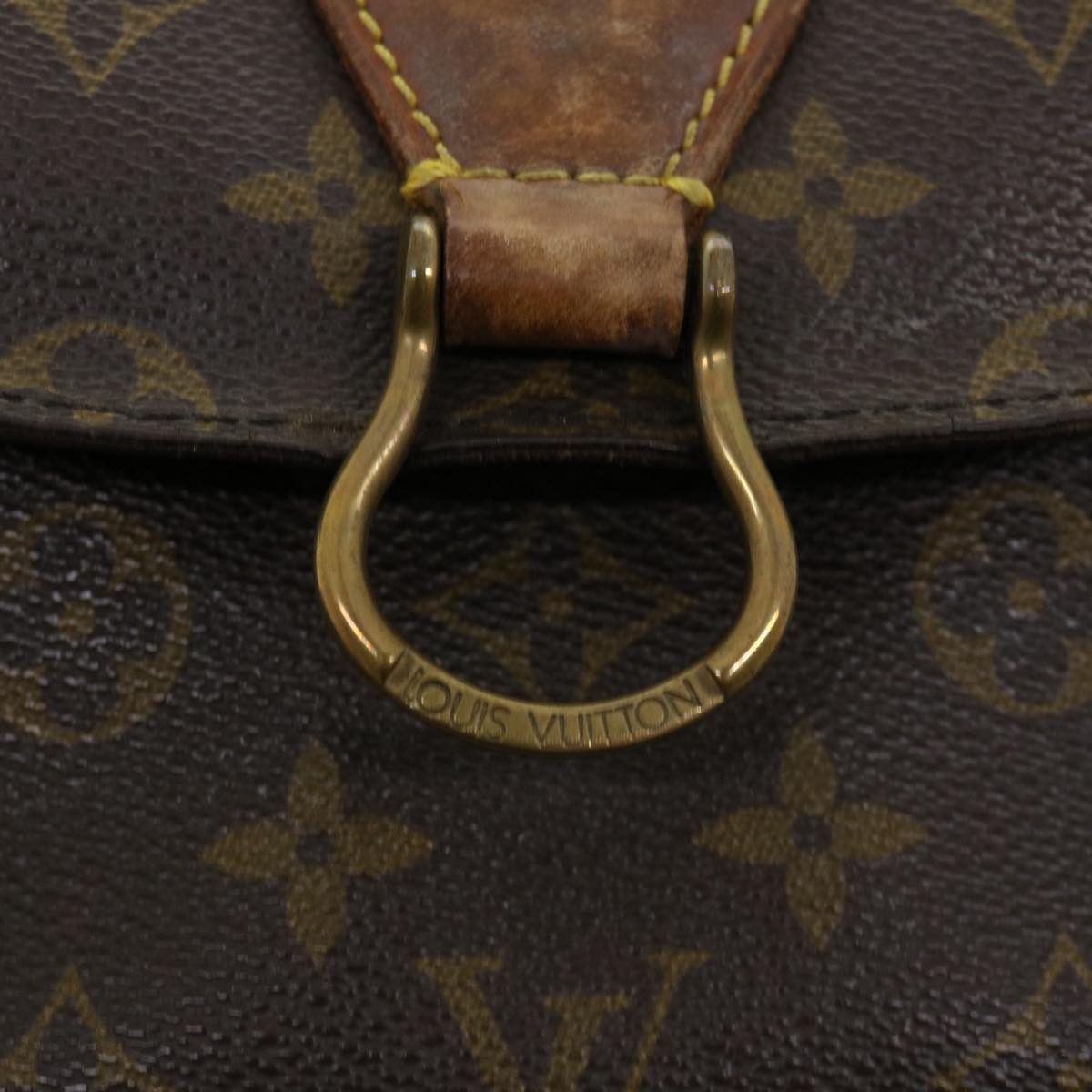 LOUIS VUITTON Monogram Saint Cloud GM Shoulder Bag M51242 LV Auth 33745