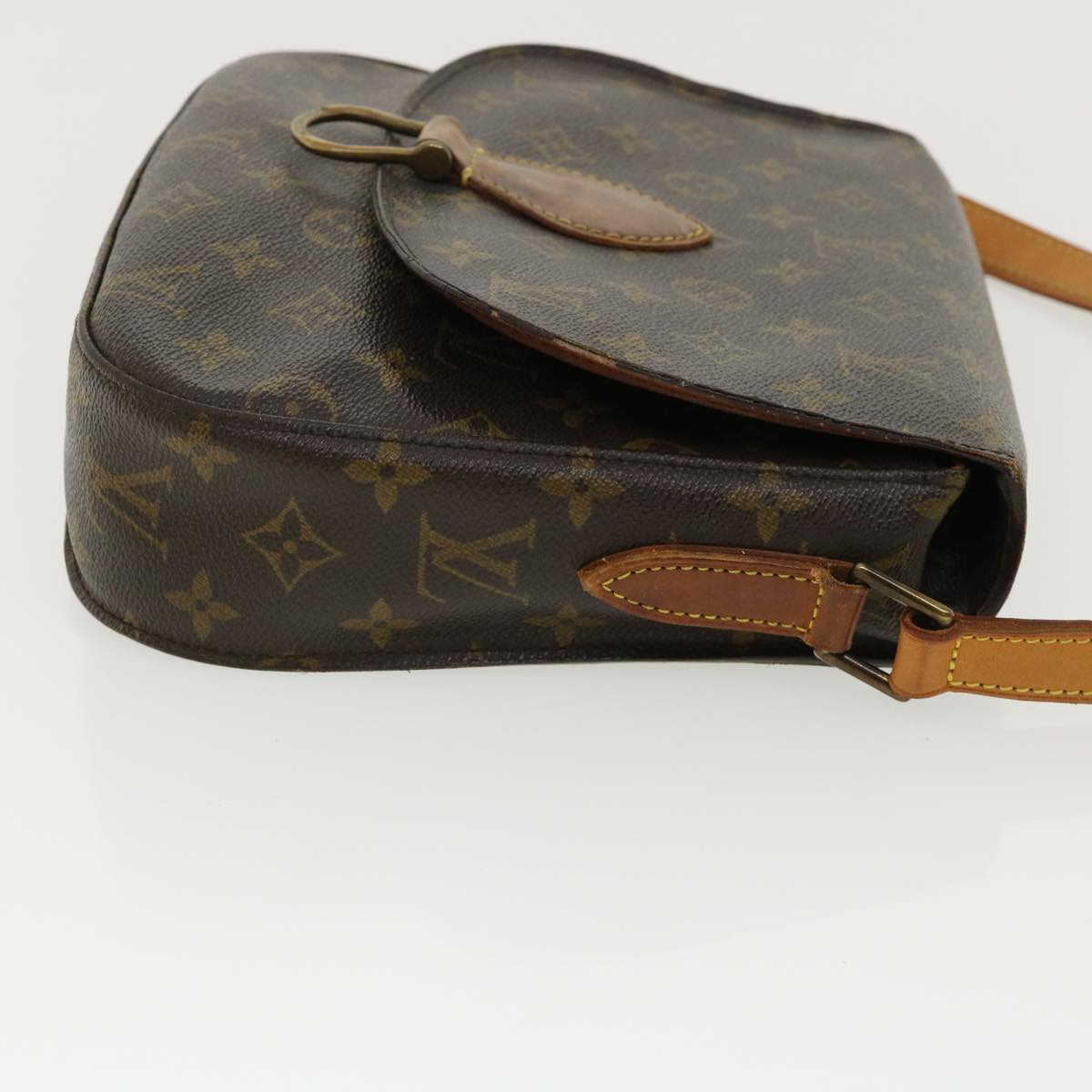 LOUIS VUITTON Monogram Saint Cloud GM Shoulder Bag M51242 LV Auth 33745