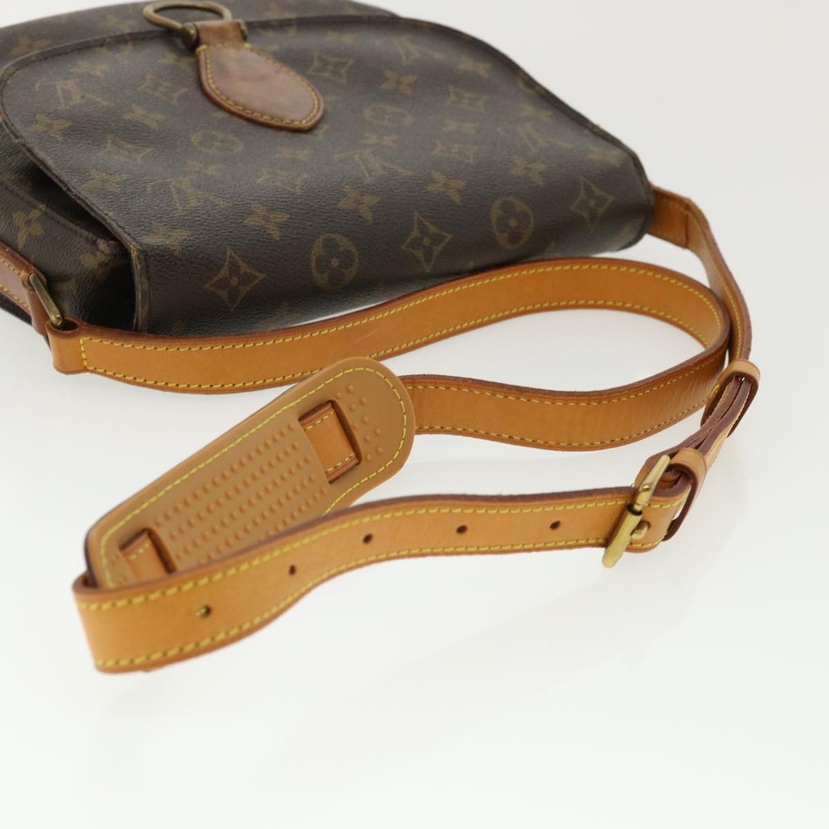 LOUIS VUITTON Monogram Saint Cloud GM Shoulder Bag M51242 LV Auth 33745