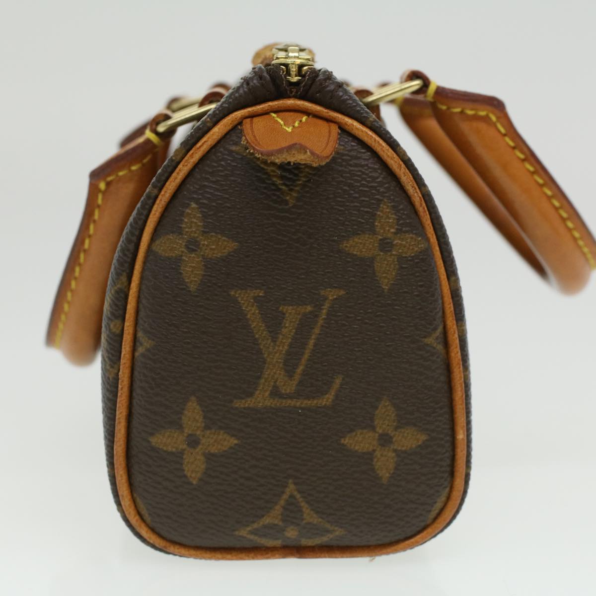 LOUIS VUITTON Monogram Mini Speedy Hand Bag M41534 LV Auth 33748