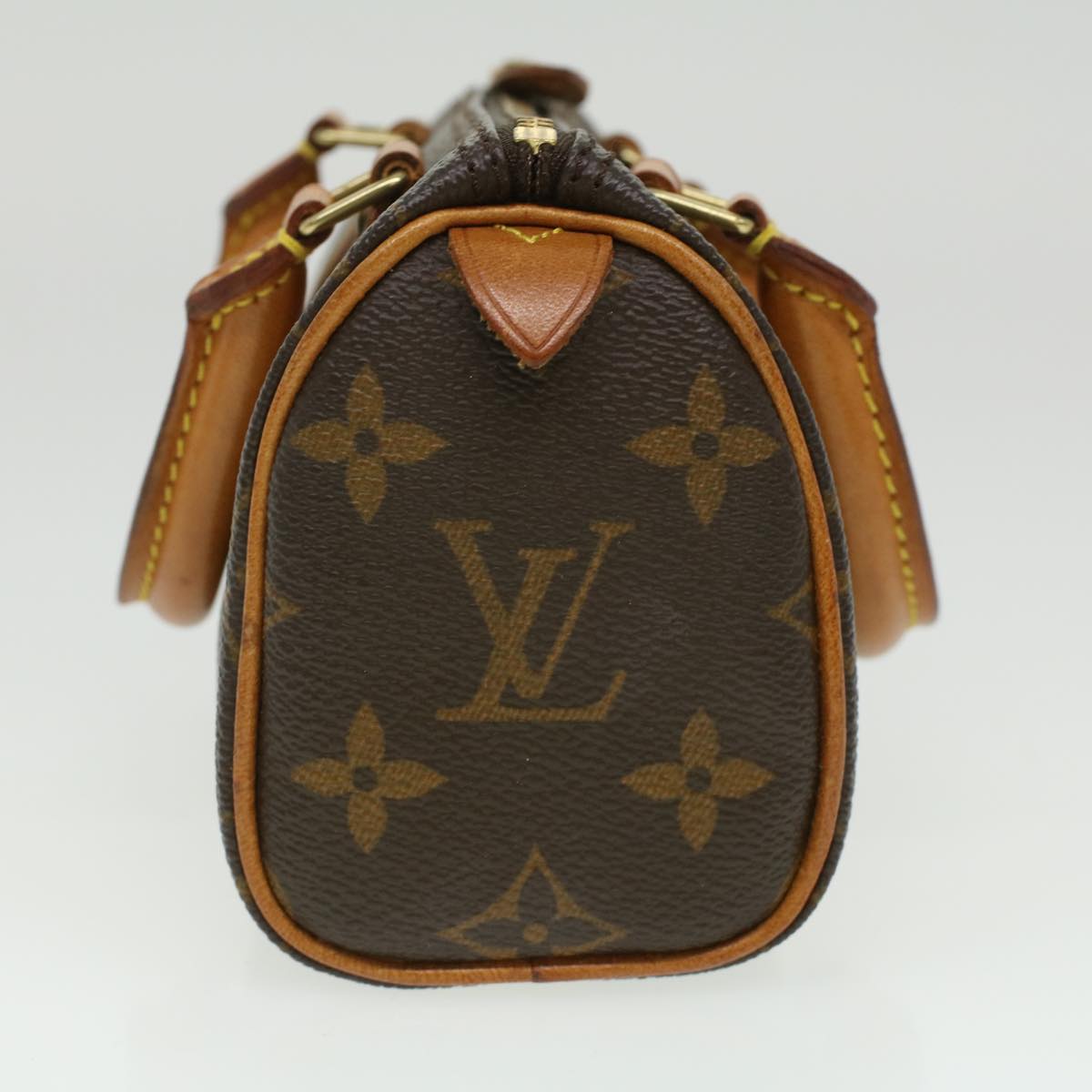 LOUIS VUITTON Monogram Mini Speedy Hand Bag M41534 LV Auth 33748