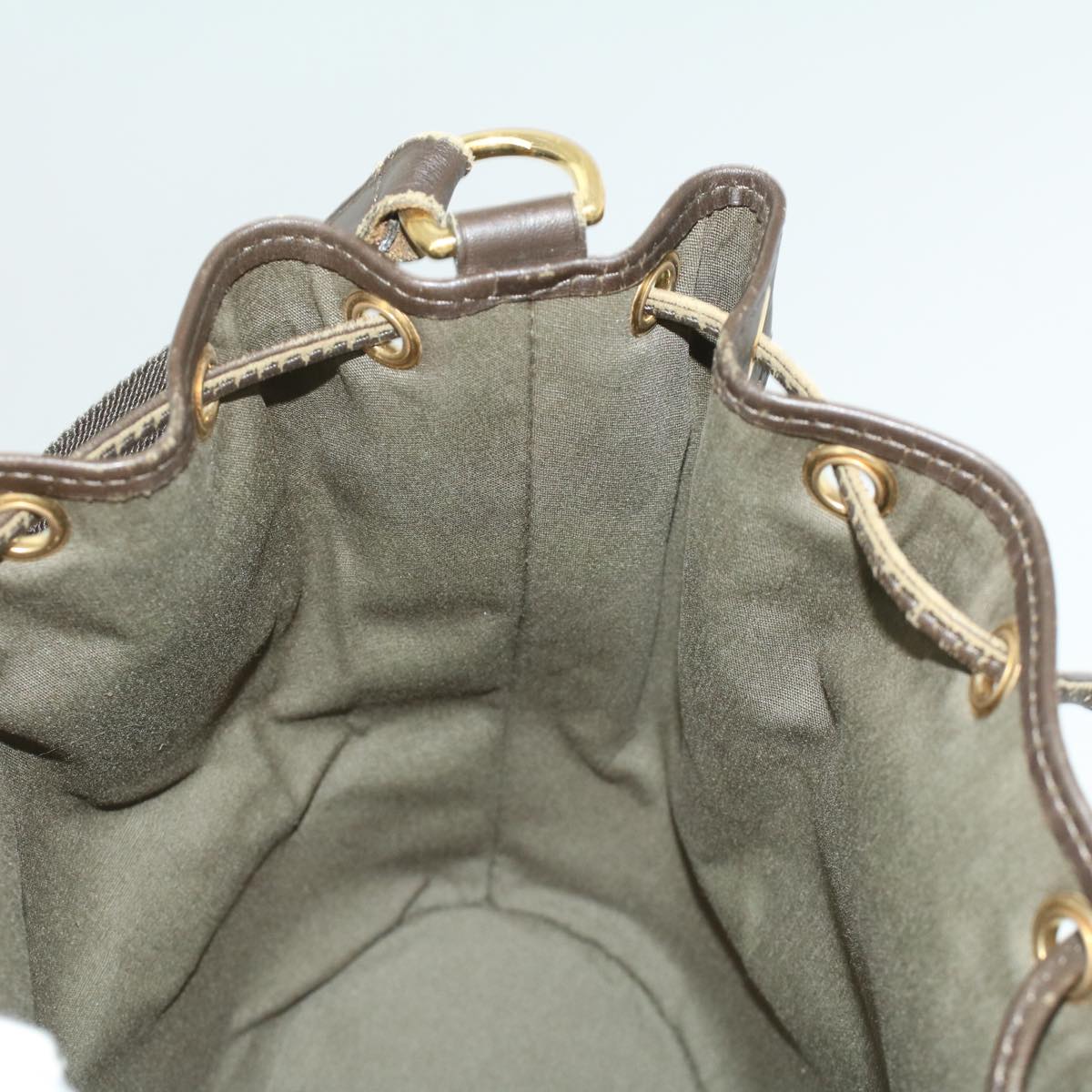 LOUIS VUITTON Monogram Mini Noelie Tote Bag TST khaki M92688 LV Auth 33749