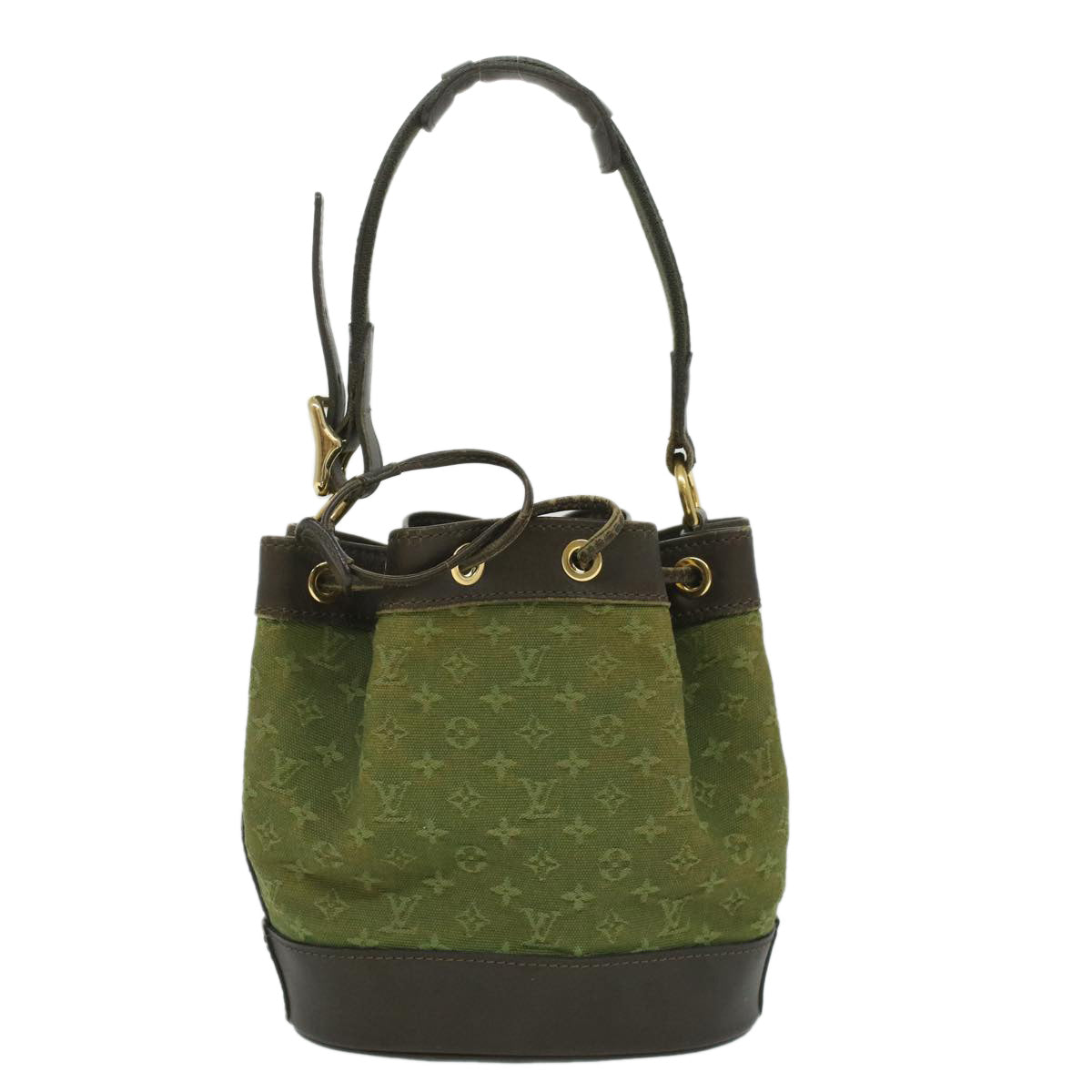 LOUIS VUITTON Monogram Mini Noelie Tote Bag TST khaki M92688 LV Auth 33749