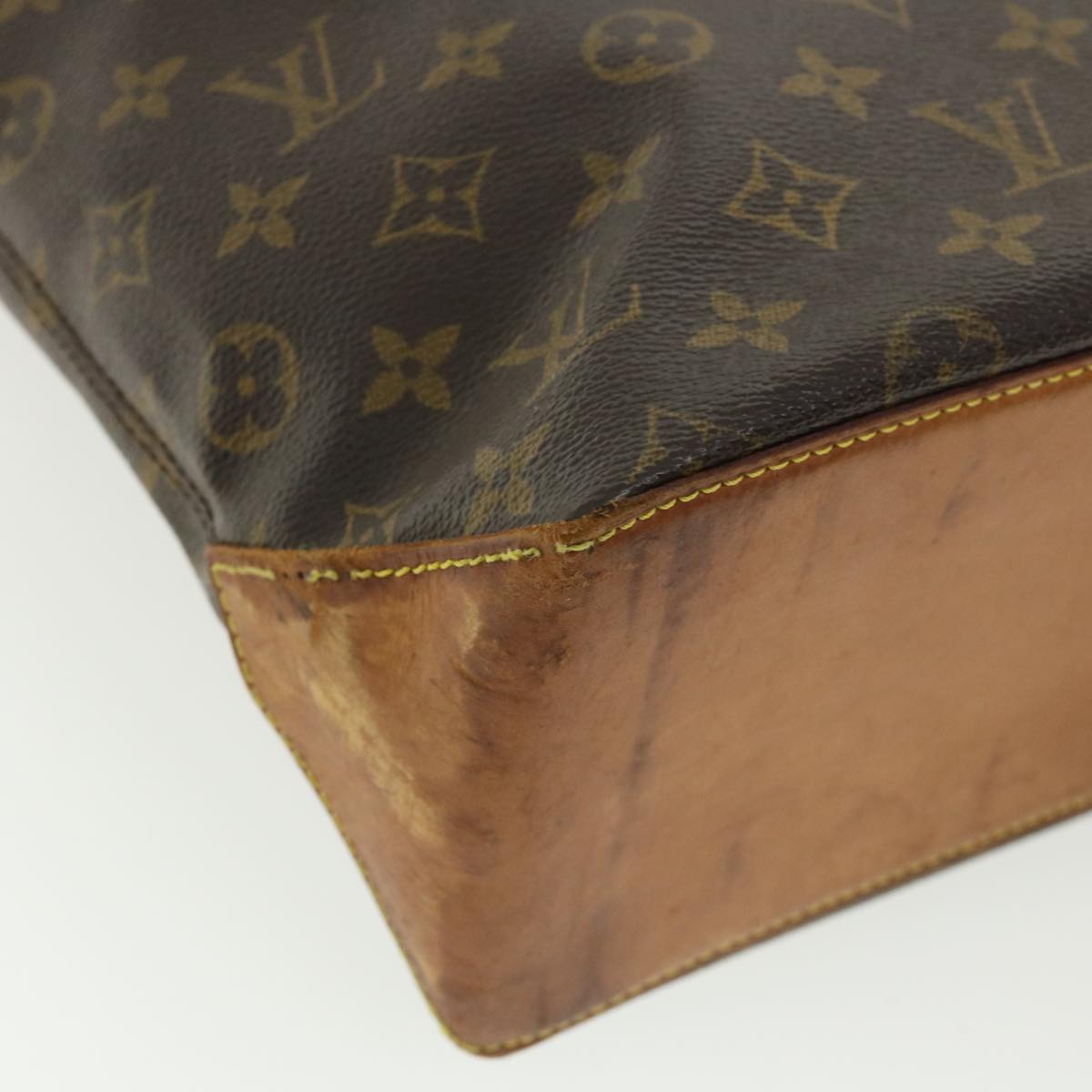 LOUIS VUITTON Monogram Cabas Piano Tote Bag M51148 LV Auth 33780