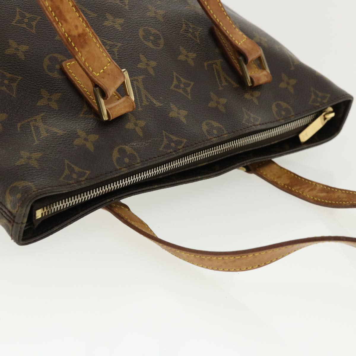 LOUIS VUITTON Monogram Cabas Piano Tote Bag M51148 LV Auth 33780