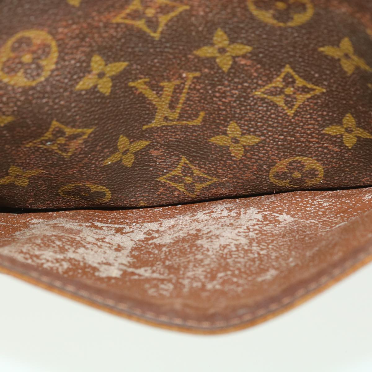 LOUIS VUITTON Monogram Compiegne 28 Clutch Bag M51845 LV Auth 33793