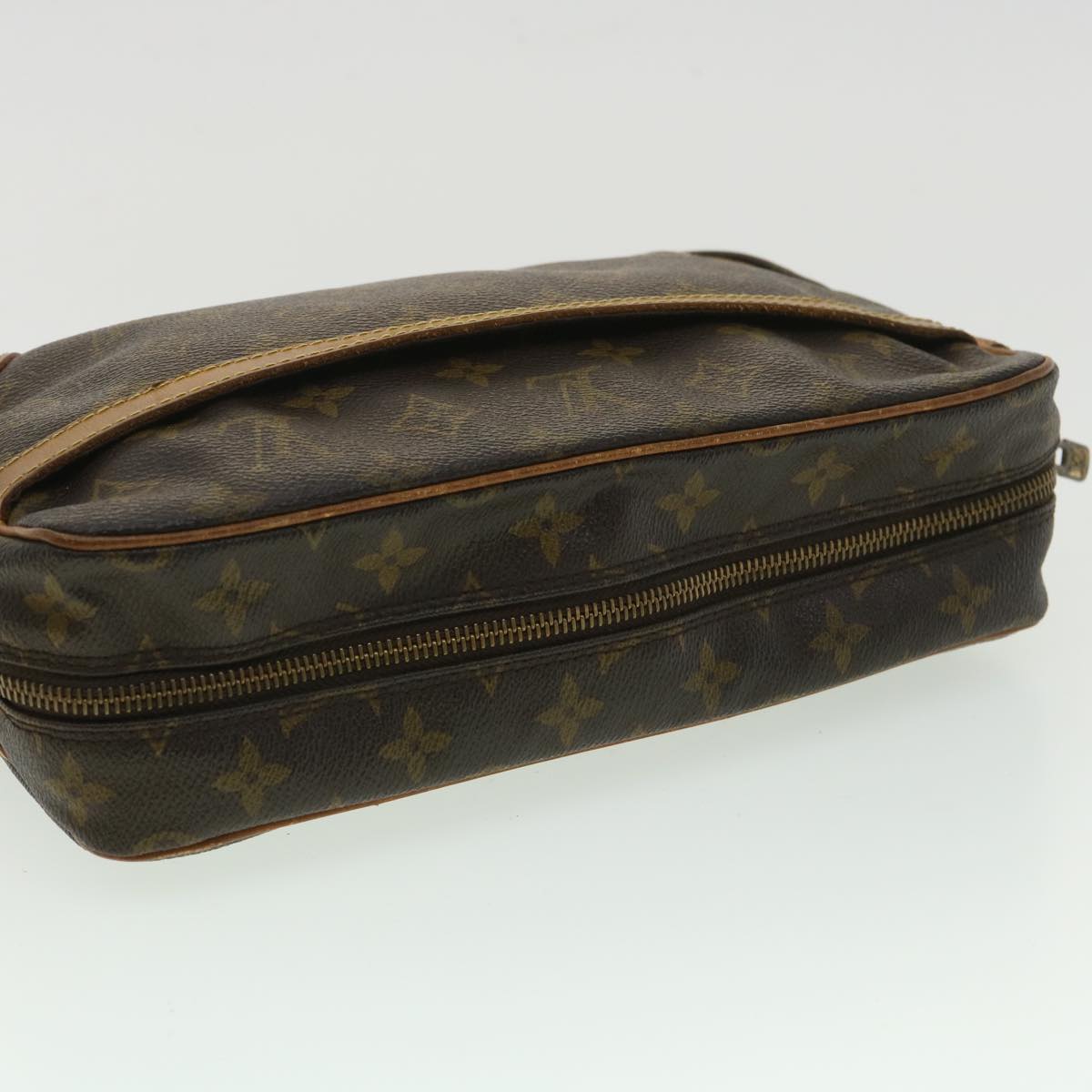 LOUIS VUITTON Monogram Compiegne 28 Clutch Bag M51845 LV Auth 33793