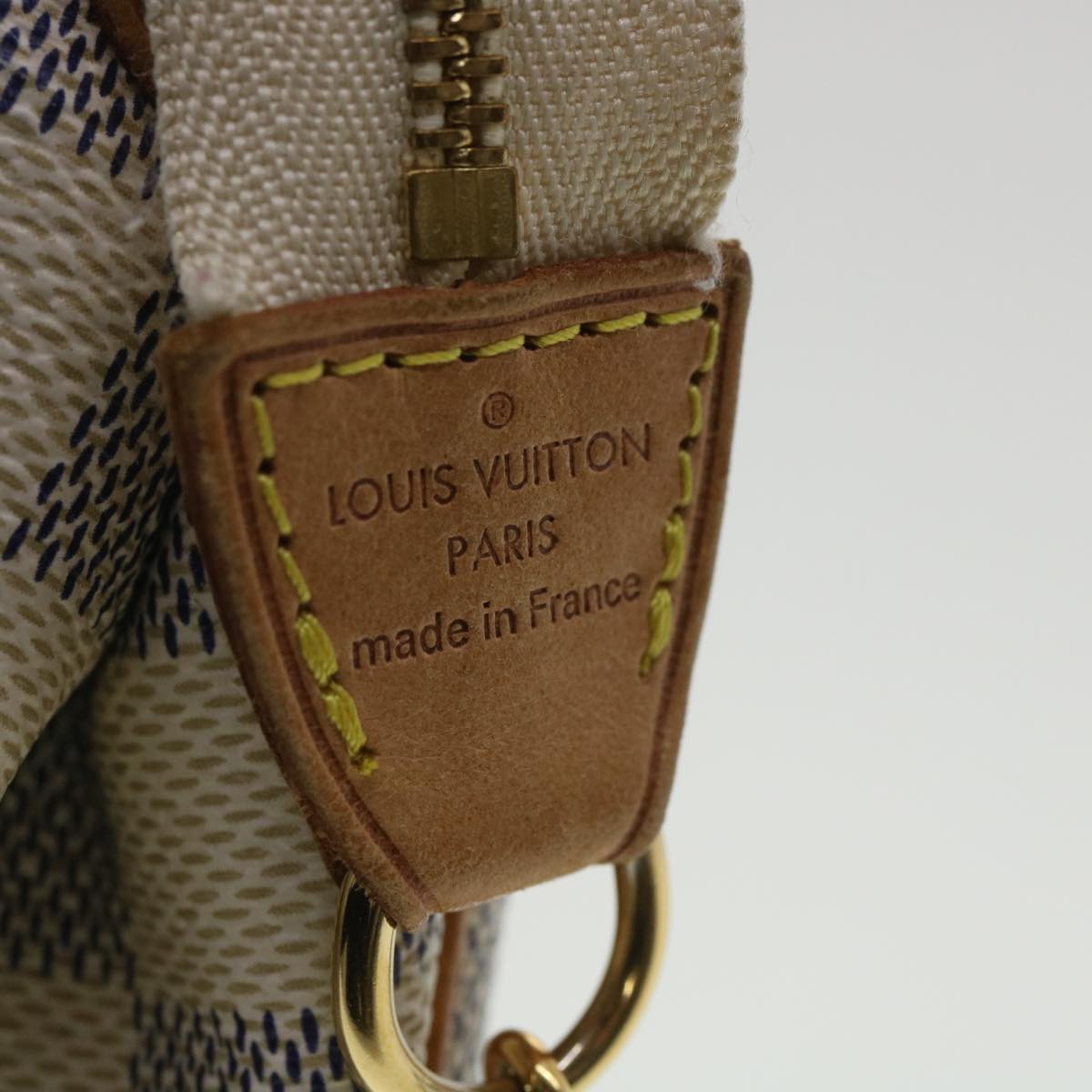 LOUIS VUITTON Damier Azur Eva Shoulder Bag N55214 LV Auth 33807