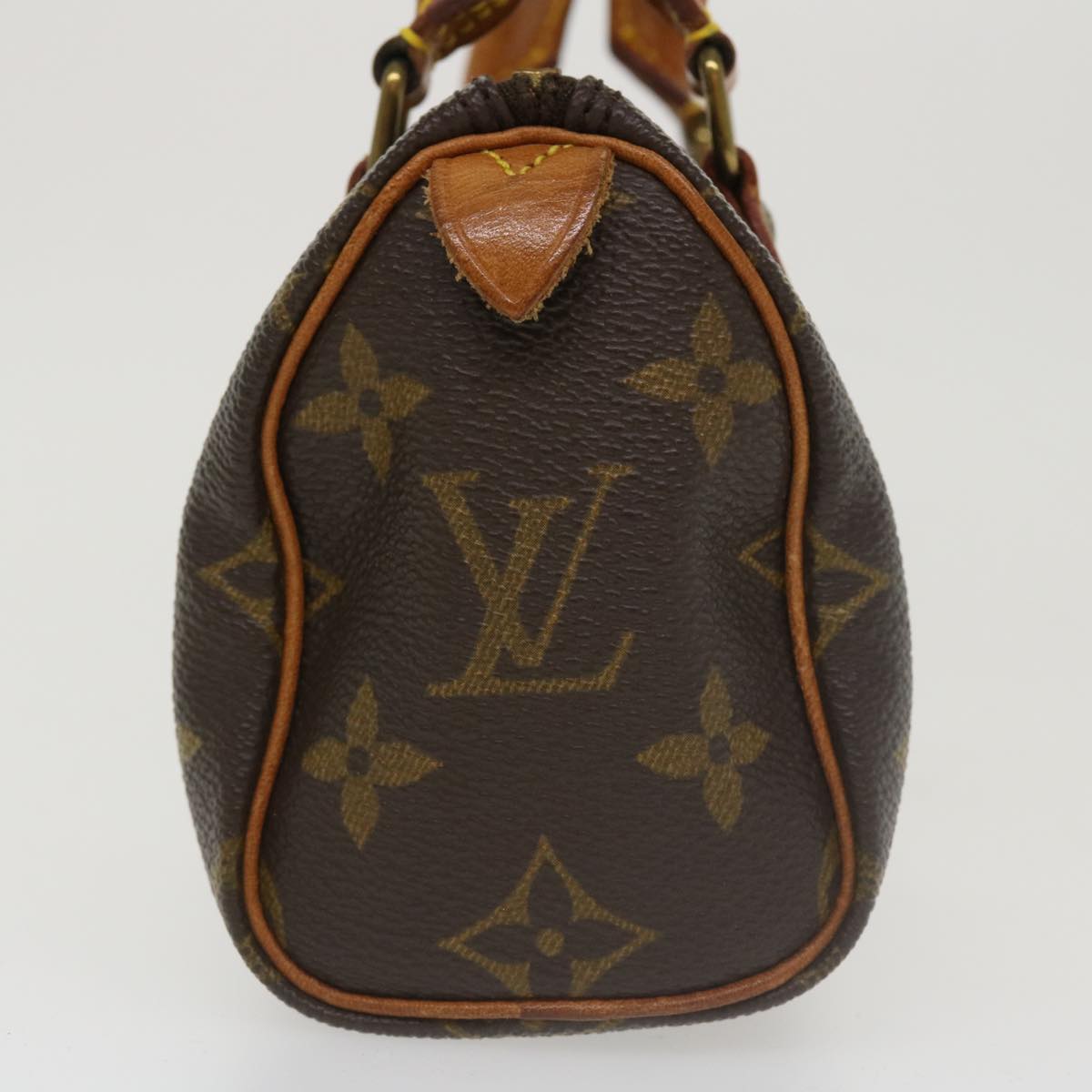 LOUIS VUITTON Monogram Mini Speedy Hand Bag M41534 LV Auth 33812