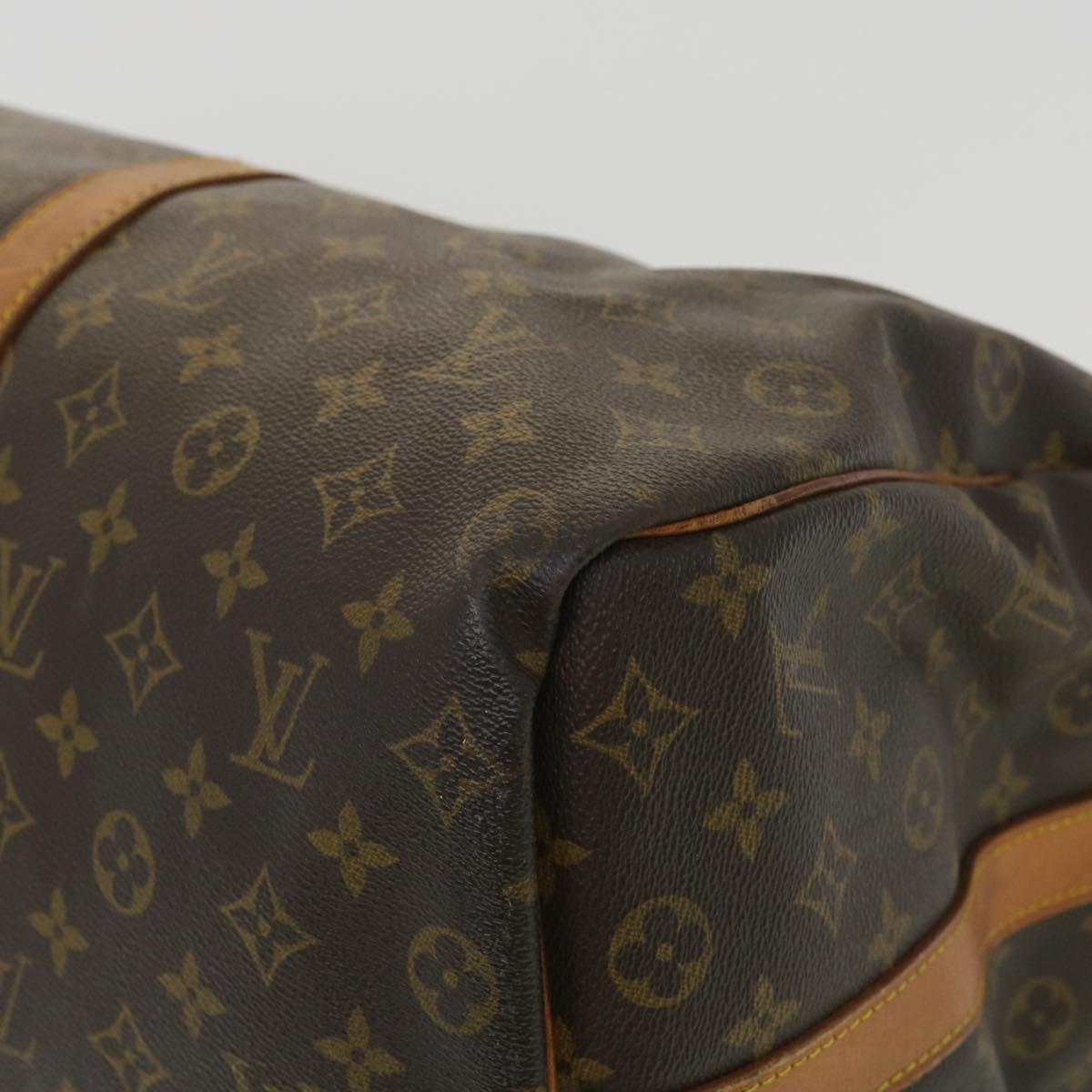 LOUIS VUITTON Monogram Keepall Bandouliere 50 Boston Bag M41416 LV Auth 33839