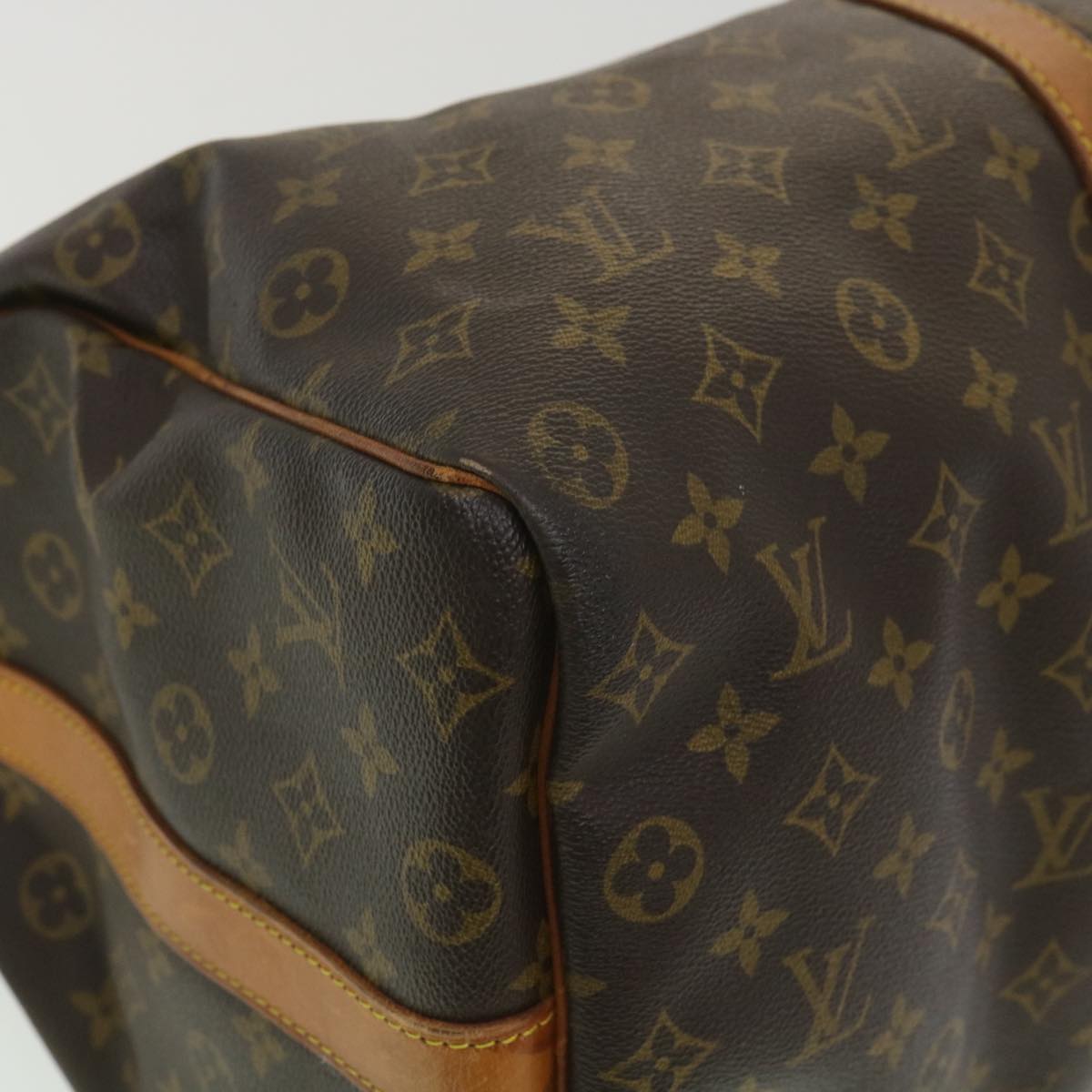 LOUIS VUITTON Monogram Keepall Bandouliere 50 Boston Bag M41416 LV Auth 33839