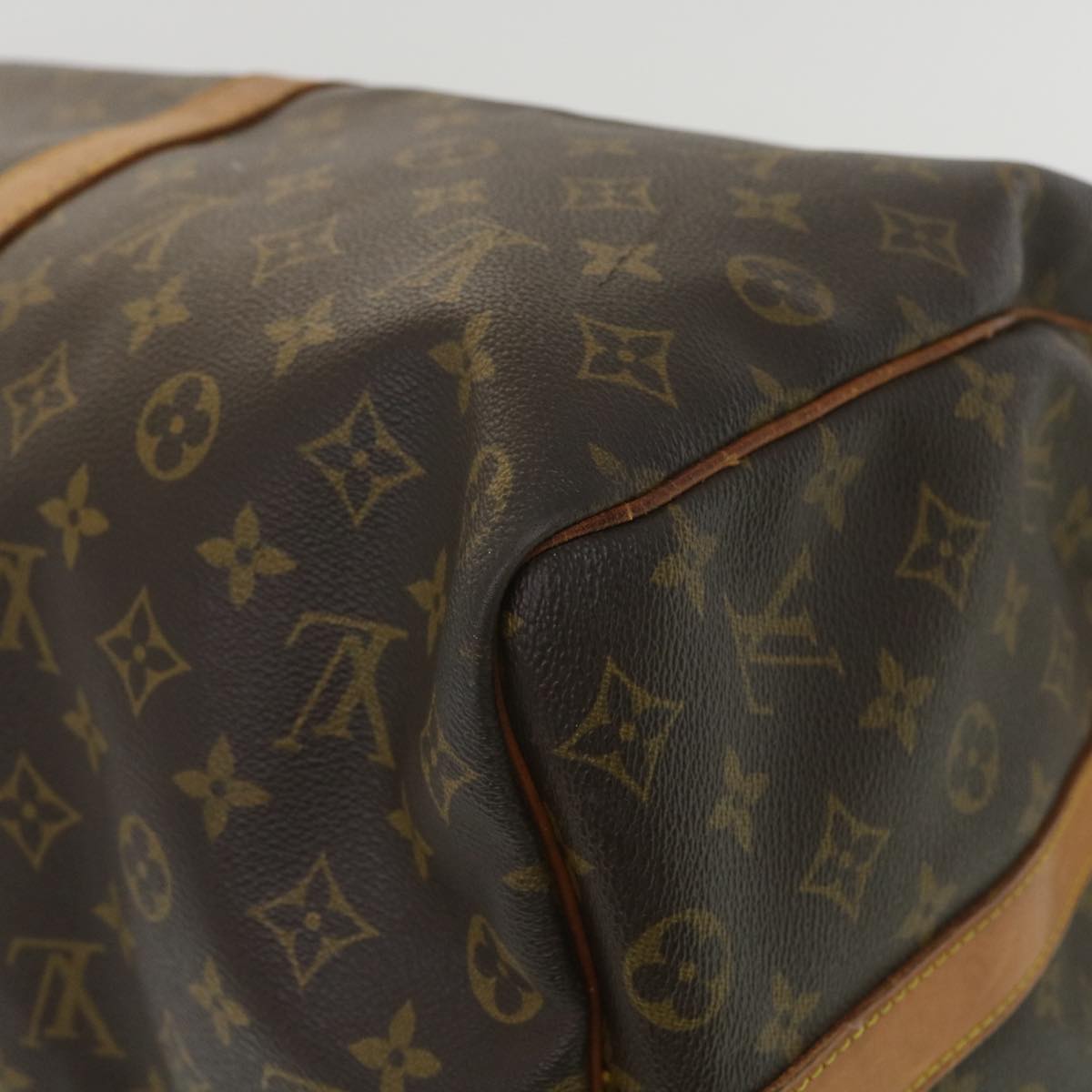 LOUIS VUITTON Monogram Keepall Bandouliere 50 Boston Bag M41416 LV Auth 33839