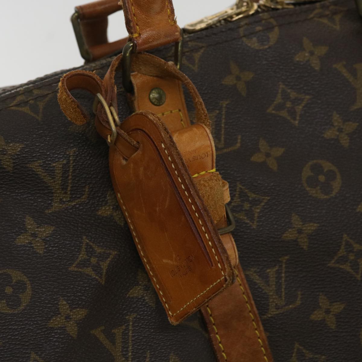 LOUIS VUITTON Monogram Keepall Bandouliere 50 Boston Bag M41416 LV Auth 33839