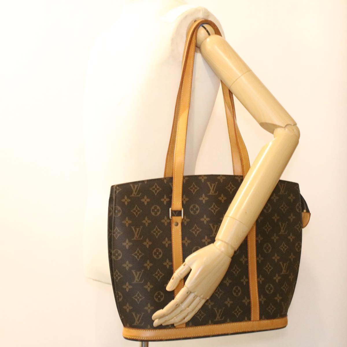 LOUIS VUITTON Monogram Babylone Tote Bag M51102 LV Auth 33840