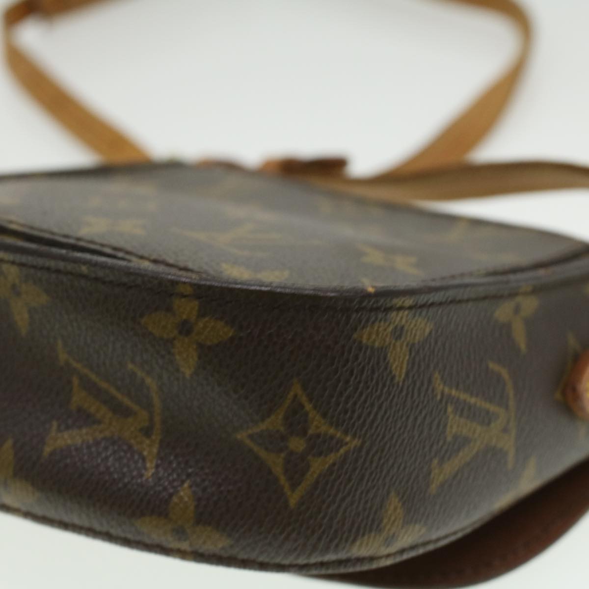 LOUIS VUITTON Monogram Saint Cloud PM Shoulder Bag M51244 LV Auth 33841